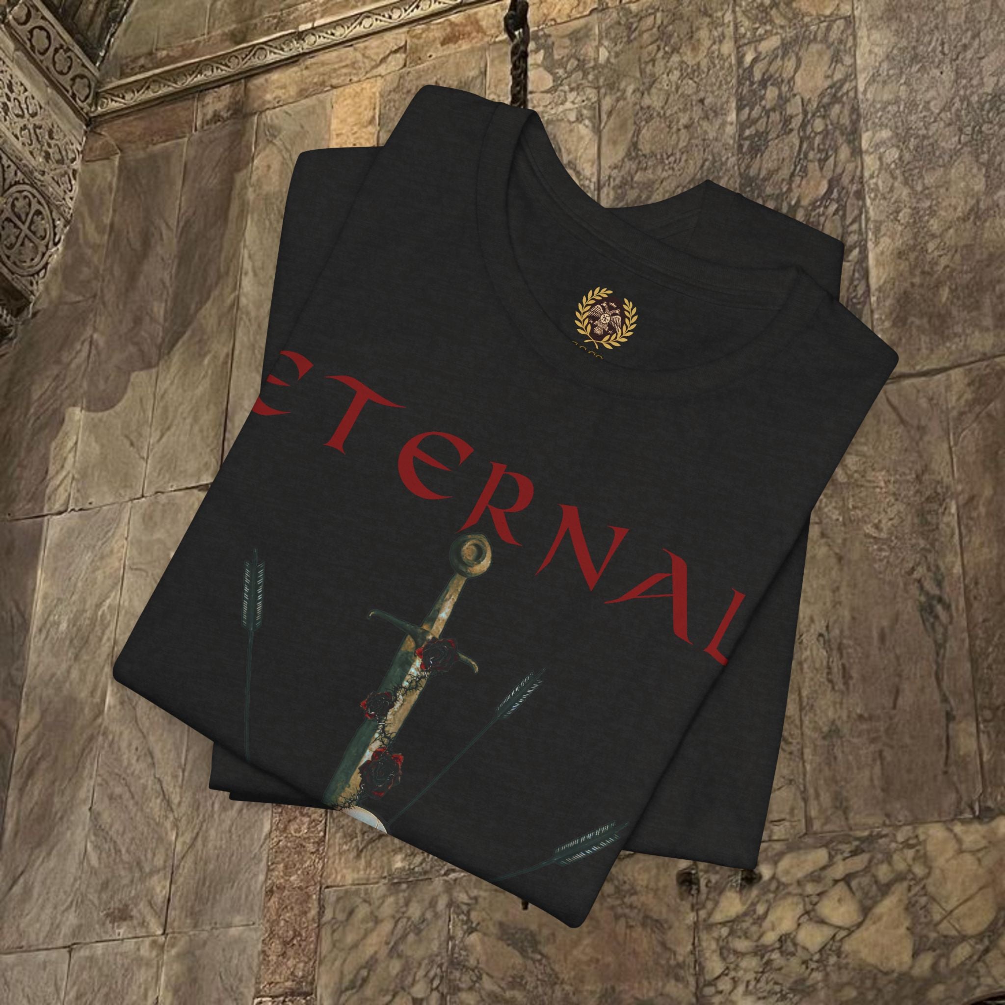 Eternal Glory of the Last Battle Cotton Graphic T-Shirt