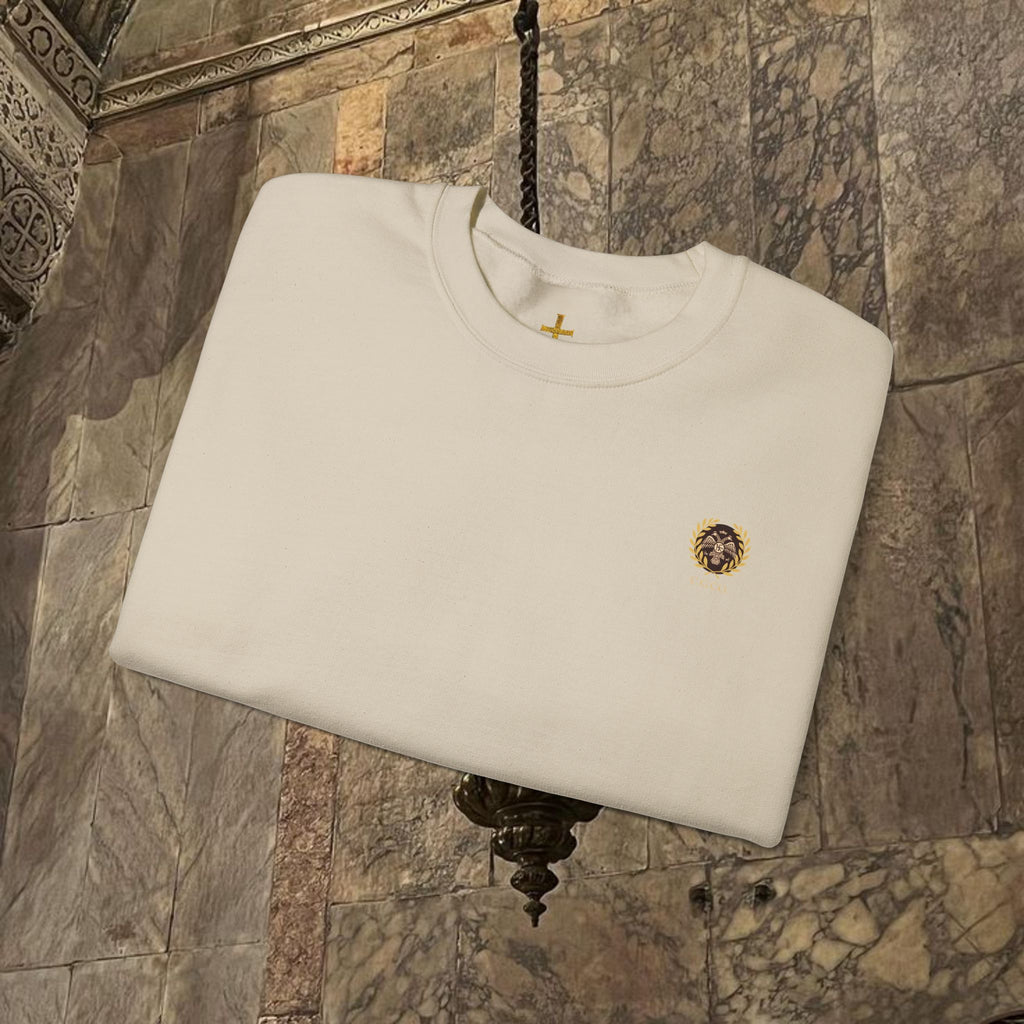 The Last Great Emperor Byzantine Inspired Crewneck Sweatshirt Back Version