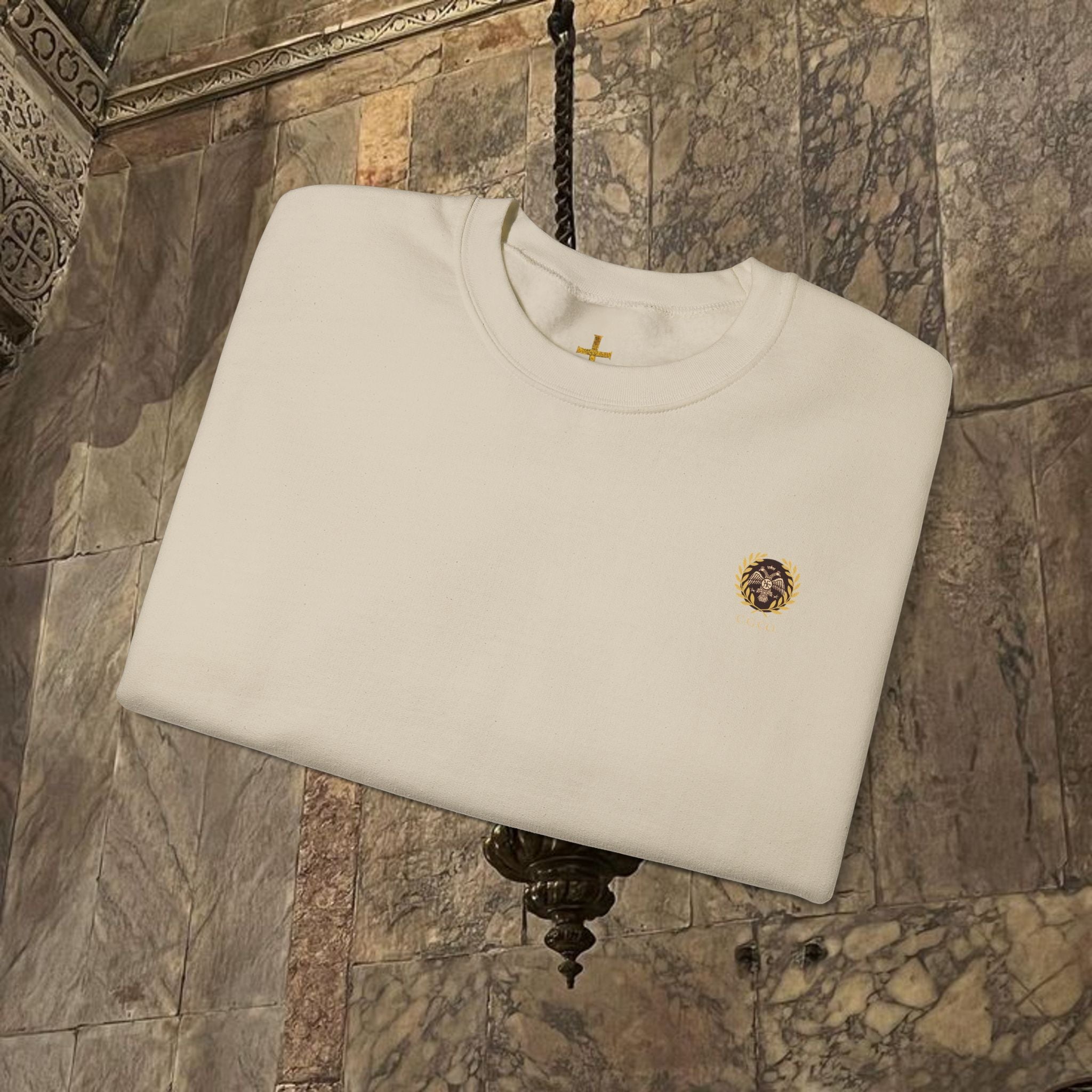 The Last Great Emperor Byzantine Inspired Crewneck Sweatshirt Back Version