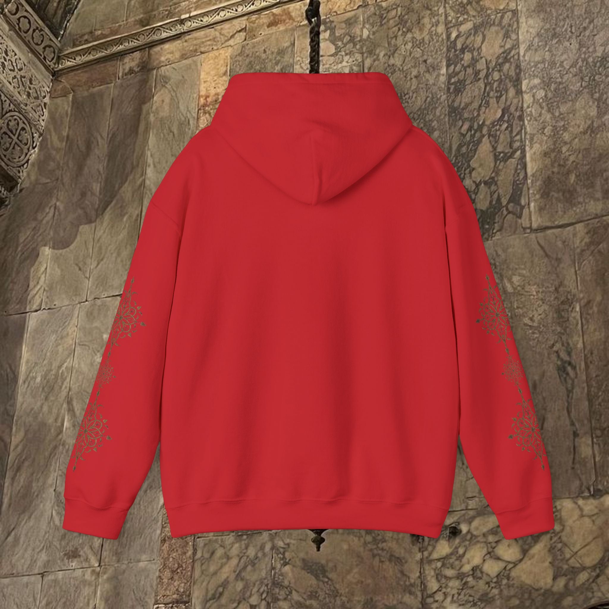 Byzantine Icon Art Hoodie - Divine Sacred Figure