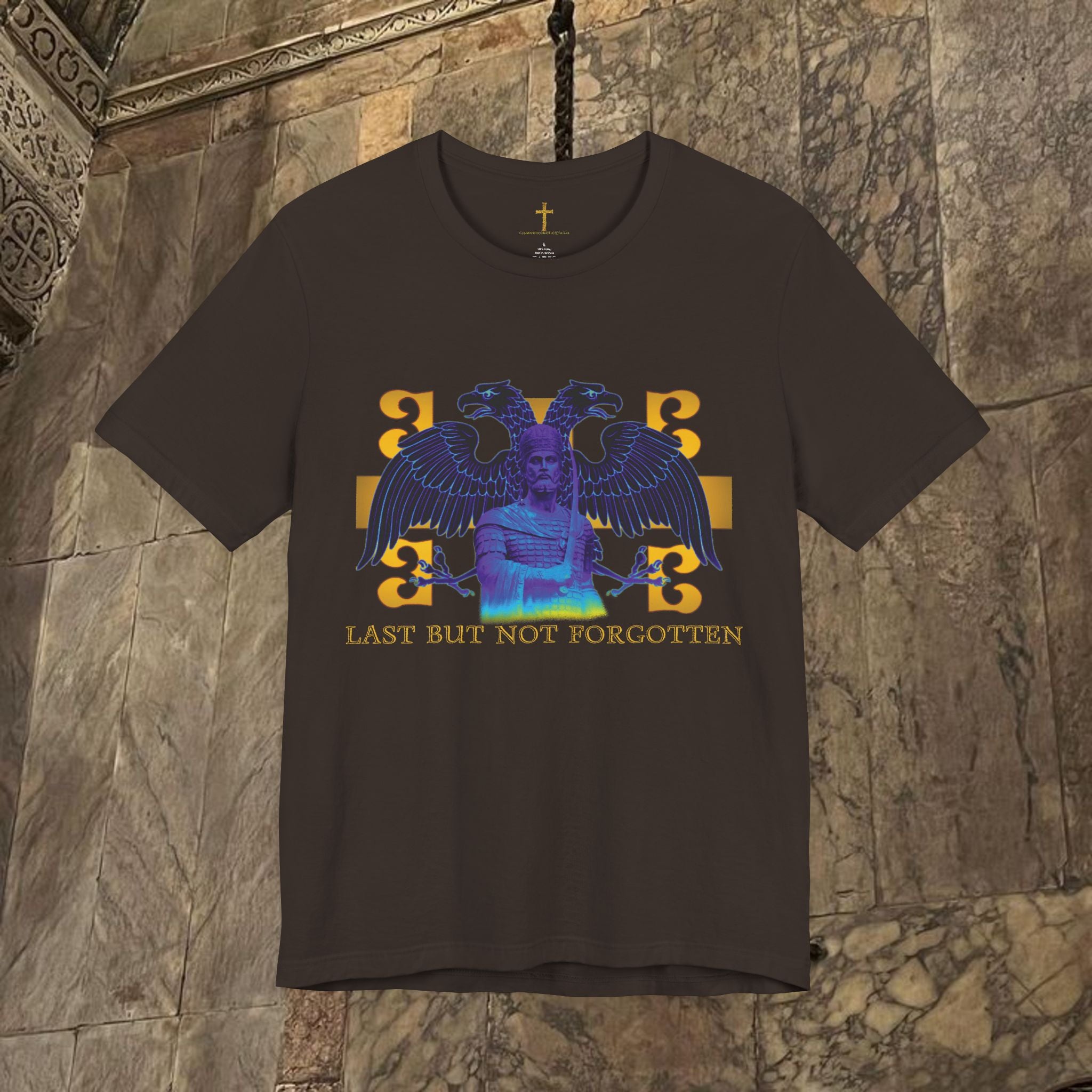 The Last Great Emperor Byzantine Inspired Cotton Graphic T-shirt Front