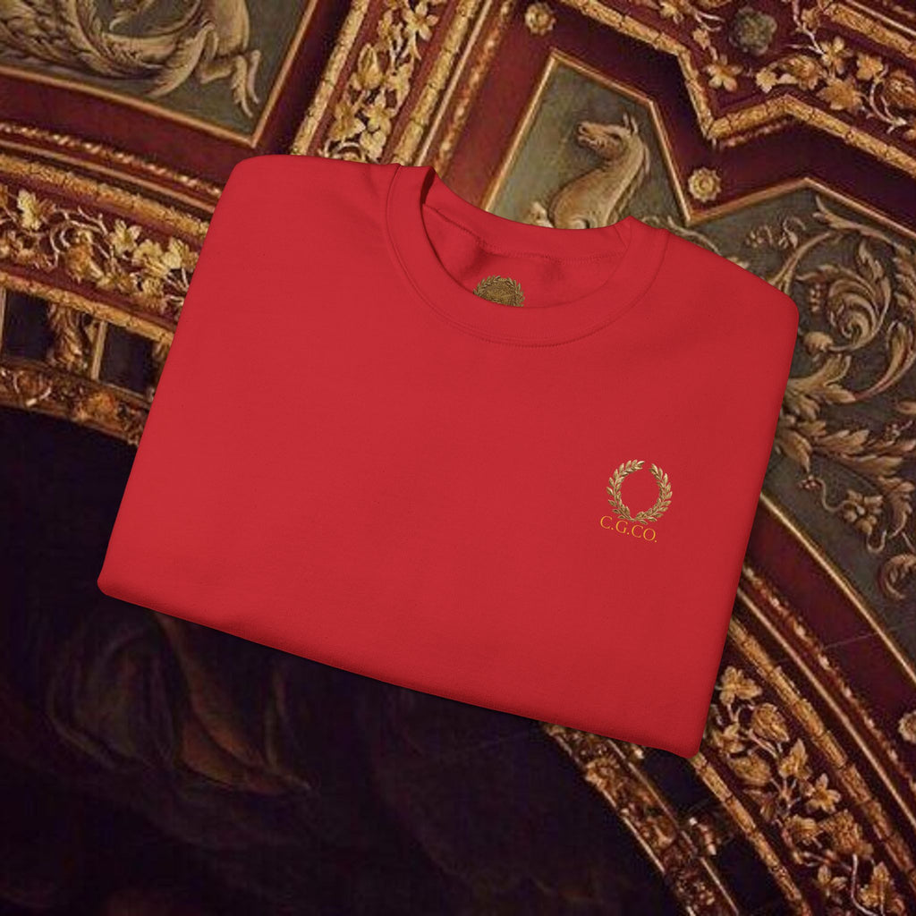 The Goddess's Protection Classically-Inspired Cotton Graphic Sweatshirt Back Version