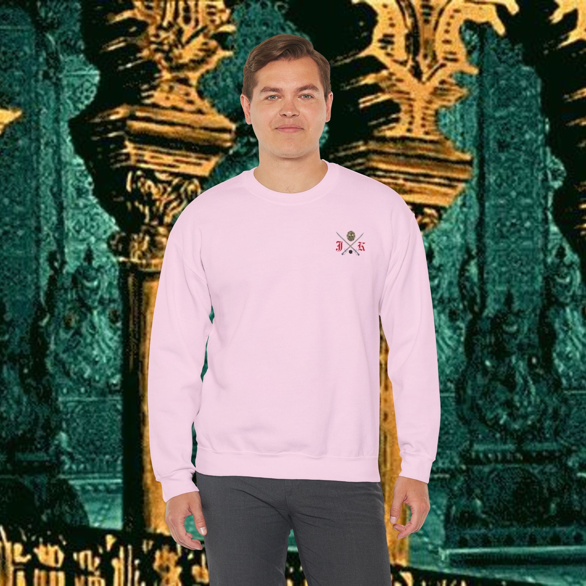 Mythic Vitalism, Sanguis Christianus Vetus Exploration and Adventure Inspired Crewneck Sweatshirt – Back Version