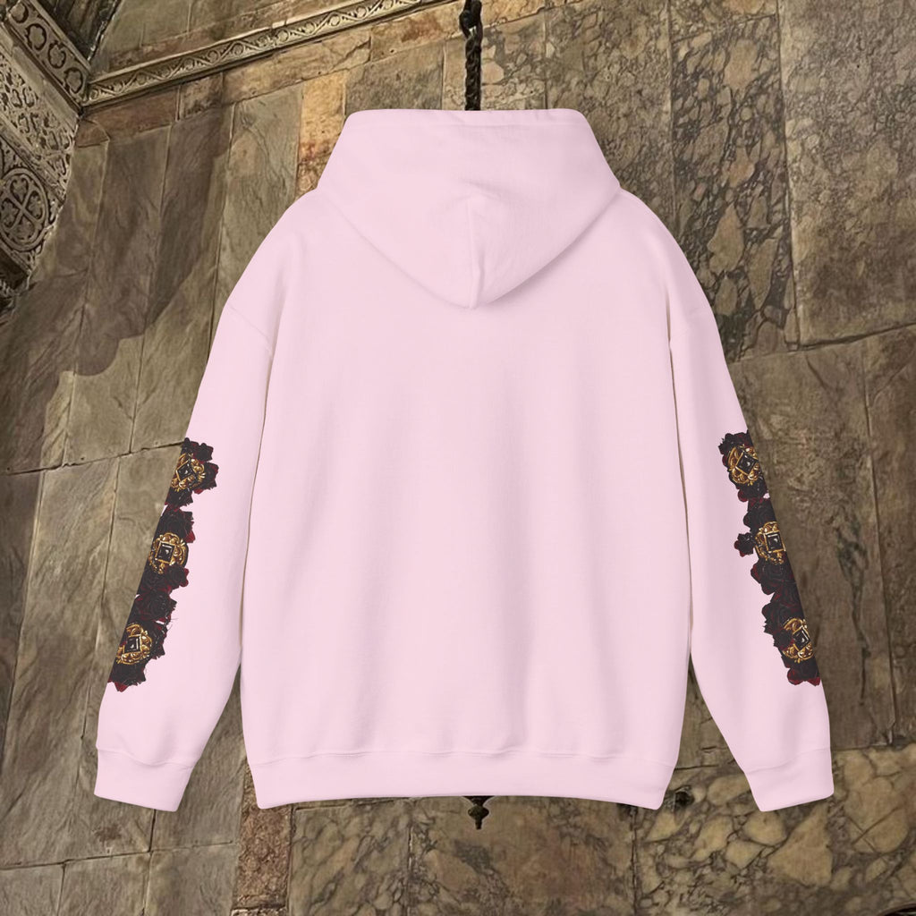 The Kings Fate Byzantine Inspired Graphic Hoodie Front Version