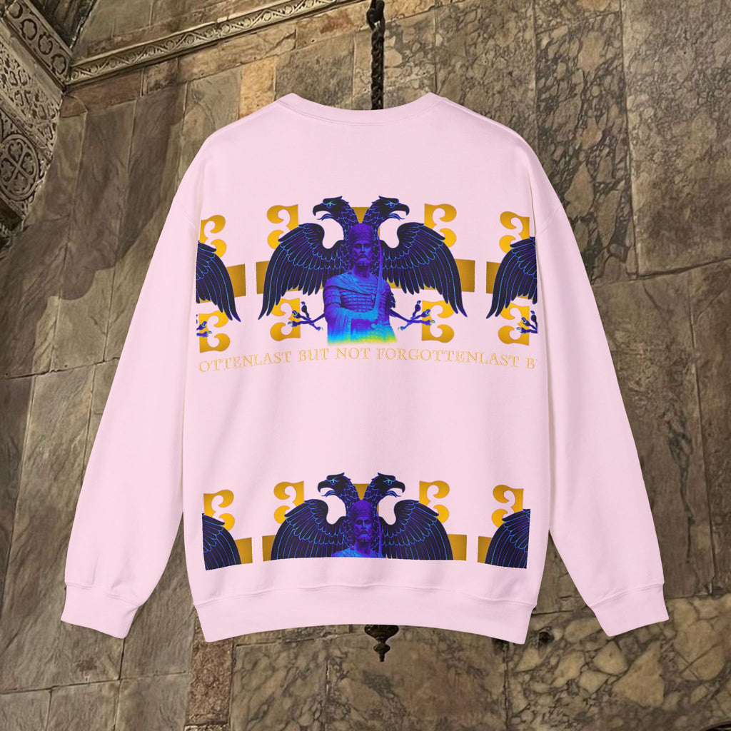 The Last Great Emperor Byzantine Inspired Crewneck Sweatshirt Back Version