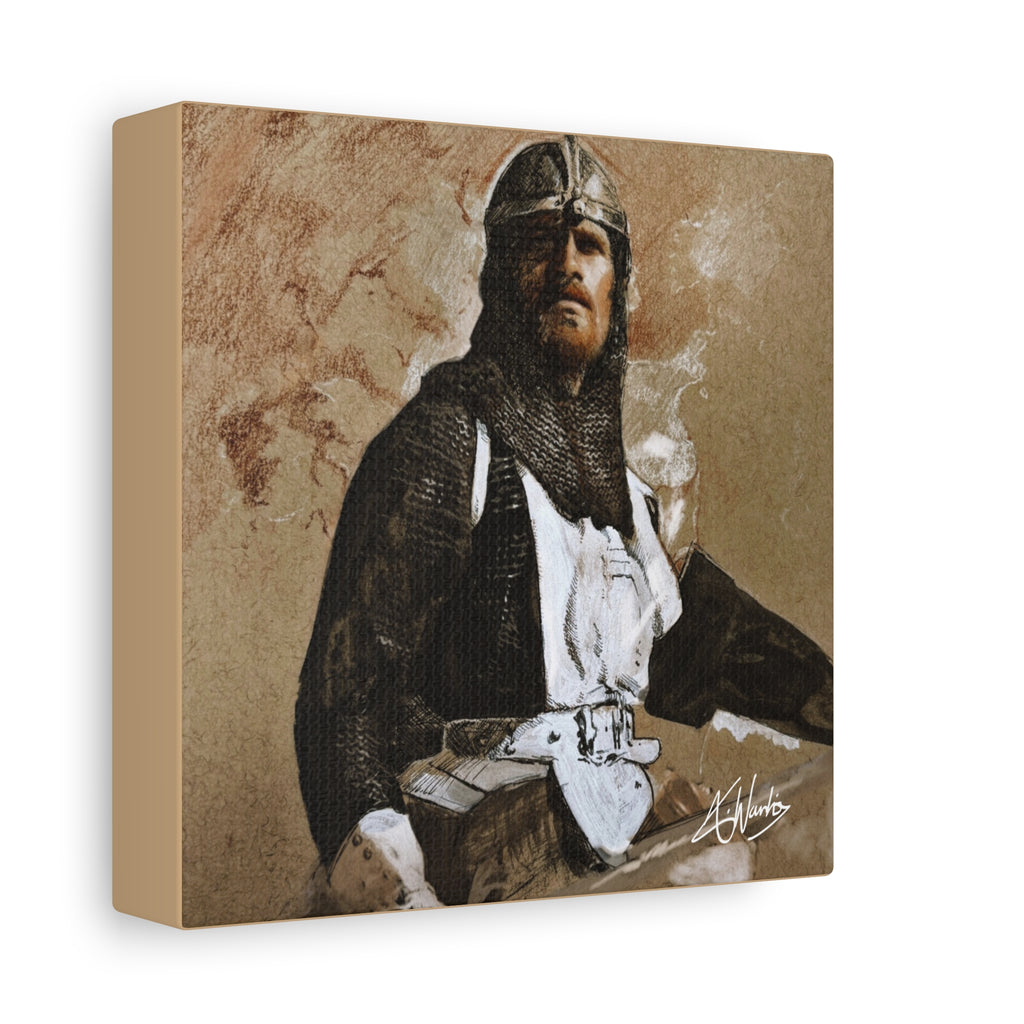 The Knight's Rest Medieval Fantasy Canvas