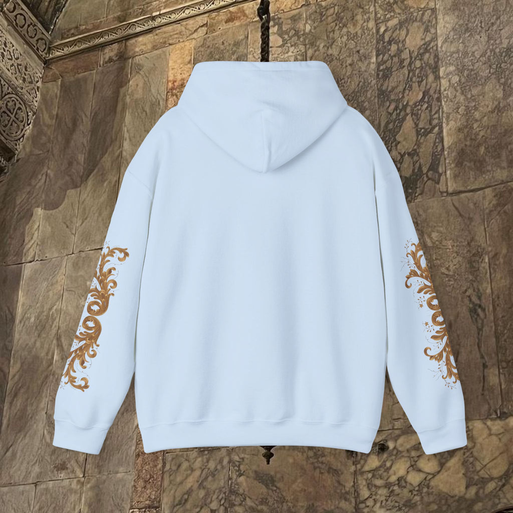 Byzantine Manuscript Art Hoodie - Orthodox Icon Design