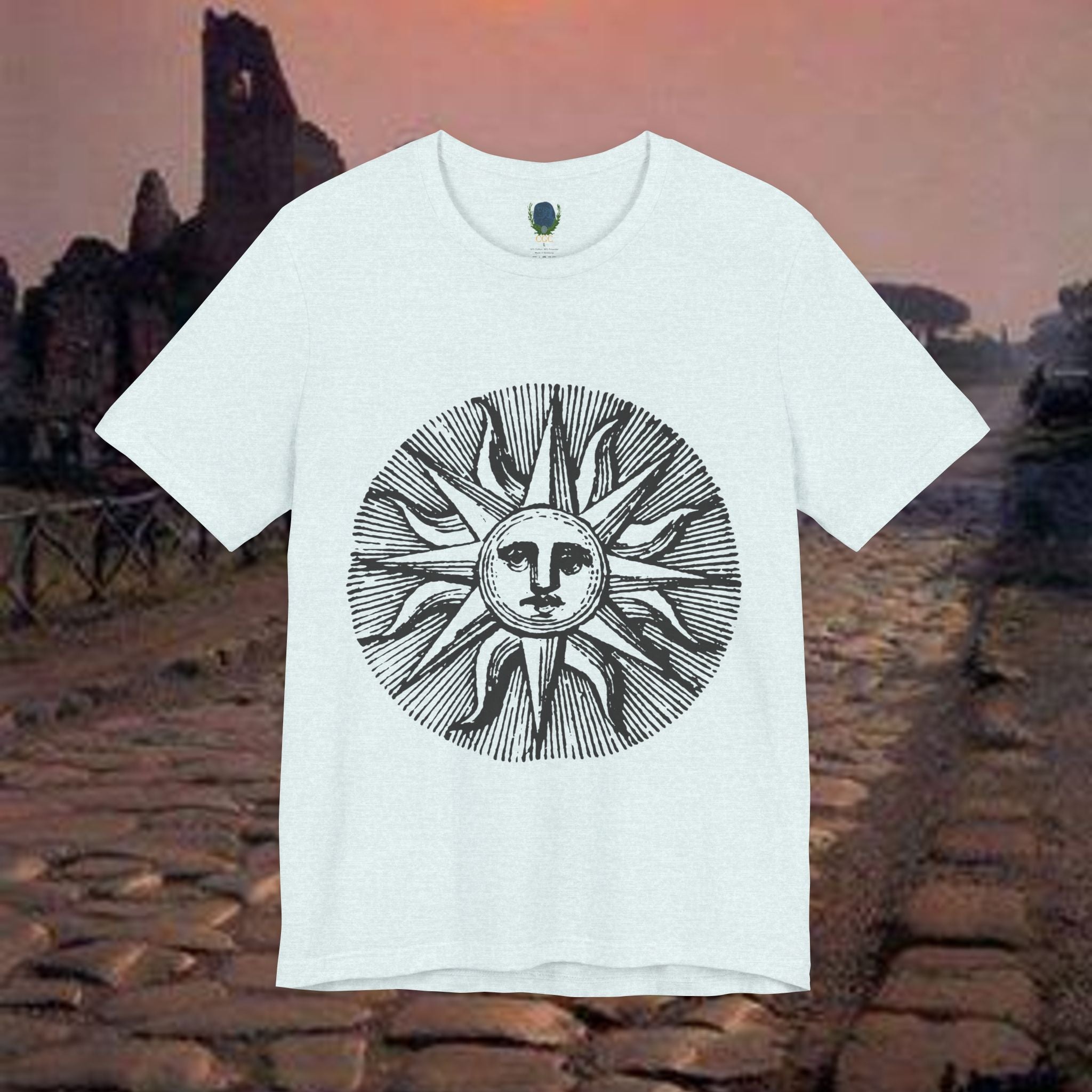 Summer Sun Mediterranean Graphic T-Shirt