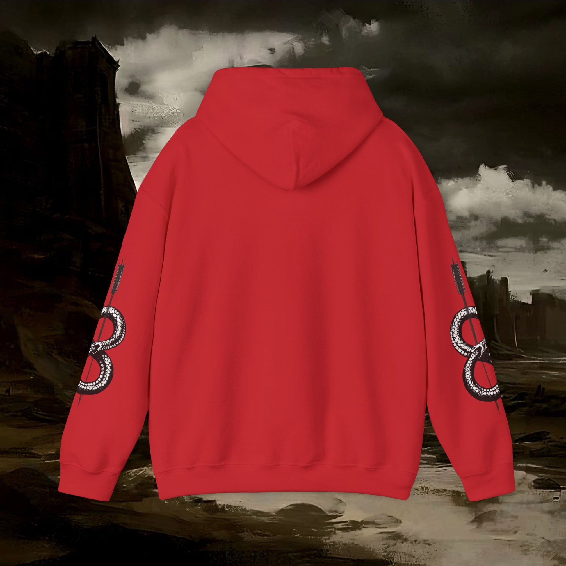 The Barbarian's Fate Medieval Fantasy Inspired Gothic Graphic Hoodie