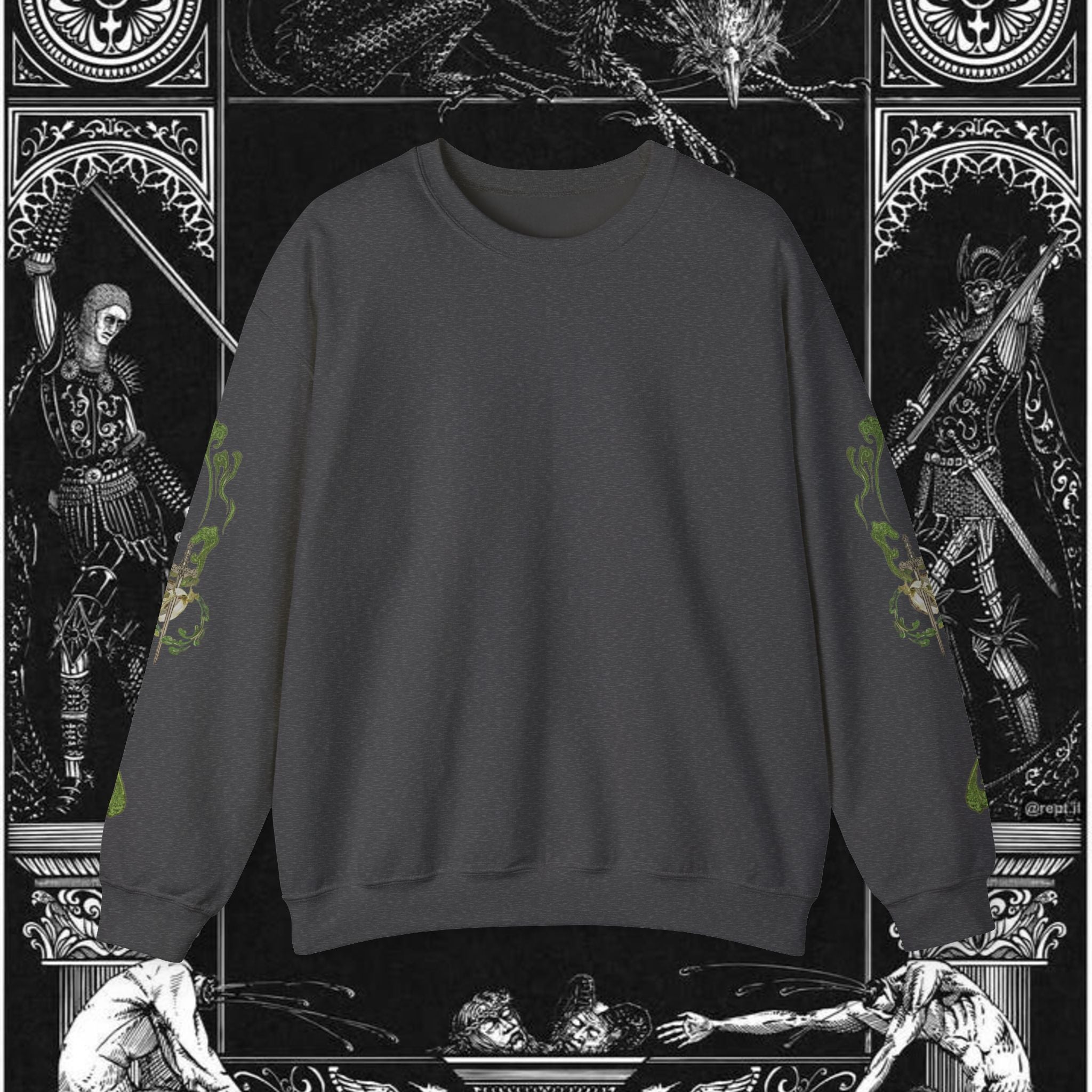 The Last Temptation Medieval Fantasy Graphic Sweatshirt
