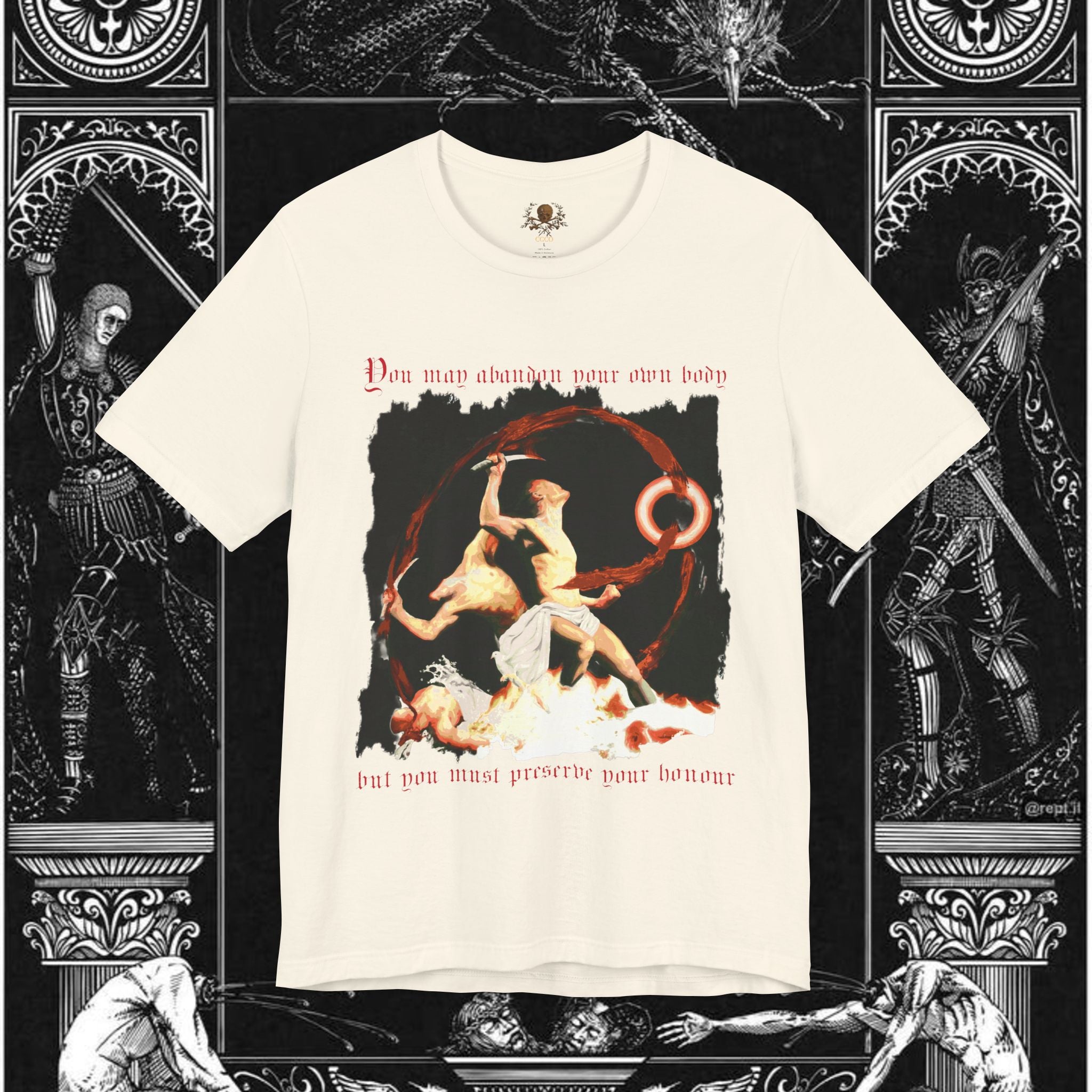 The Samurai's Vengeance Medieval Fantasy Graphic Shirt