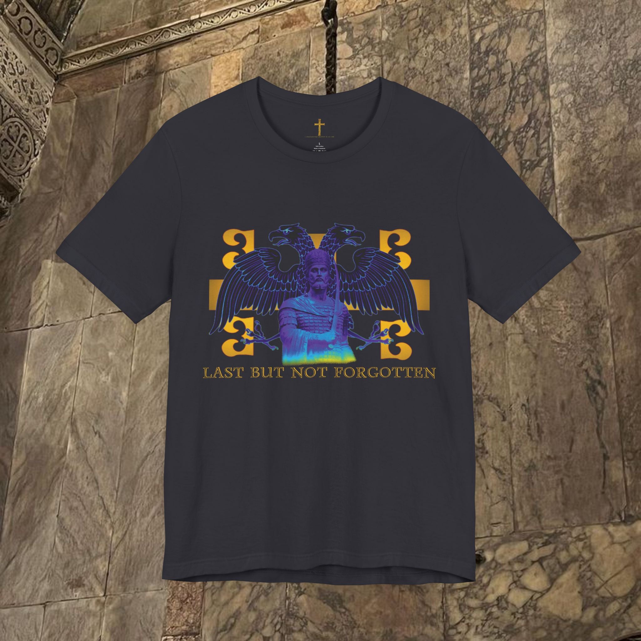 The Last Great Emperor Byzantine Inspired Cotton Graphic T-shirt Front