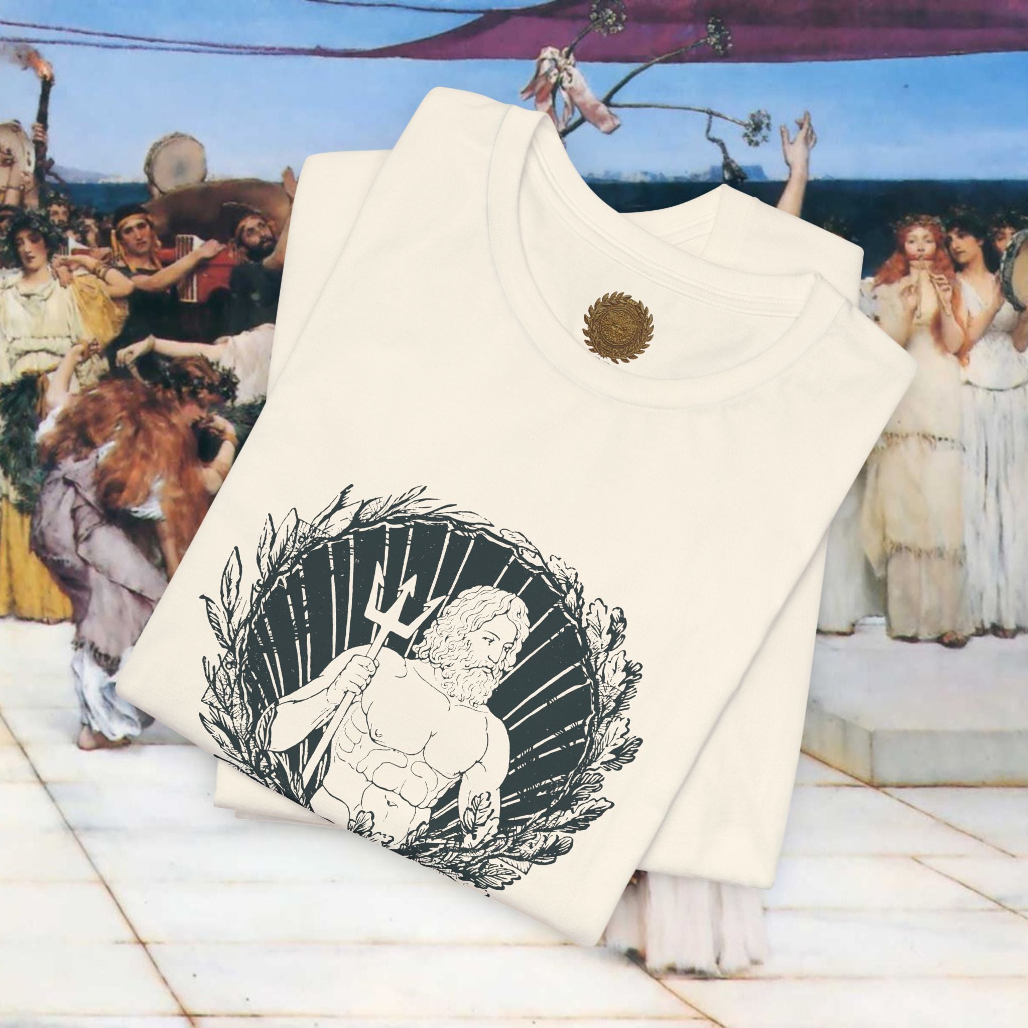Neptune's Domain Graphic T Shirt – Roman God of the Sea   Mythology