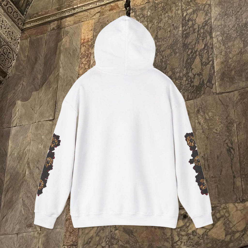 The Kings Fate Byzantine Inspired Graphic Hoodie Front Version