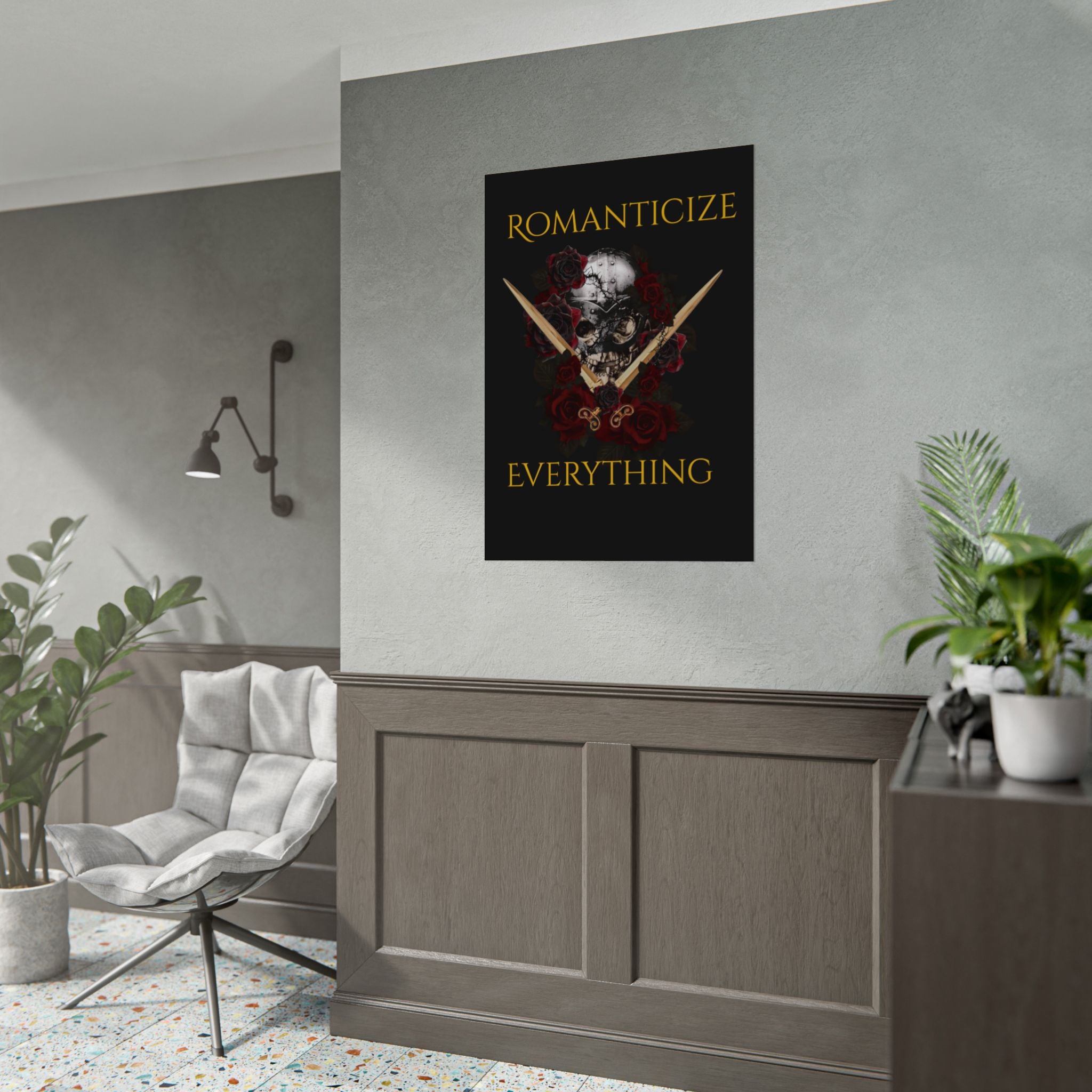 The Barbarian's Fate Early Medieval Fantasy Saxon themed Rolled Posters