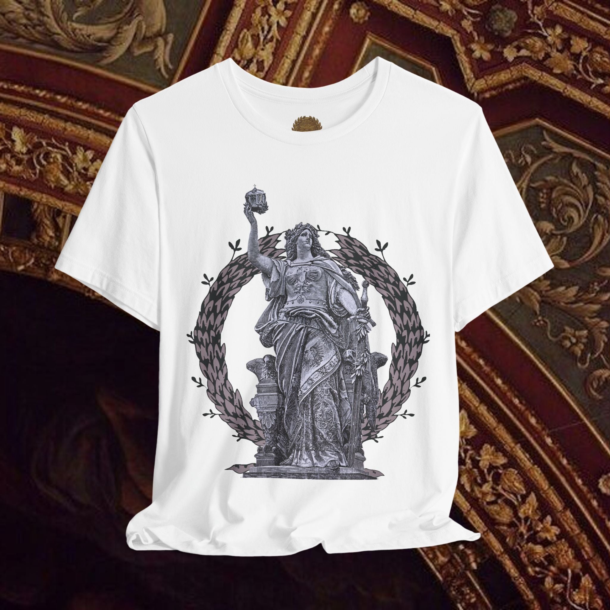 Goddess Victory Neo-Classical Inspired Graphic T-Shirt