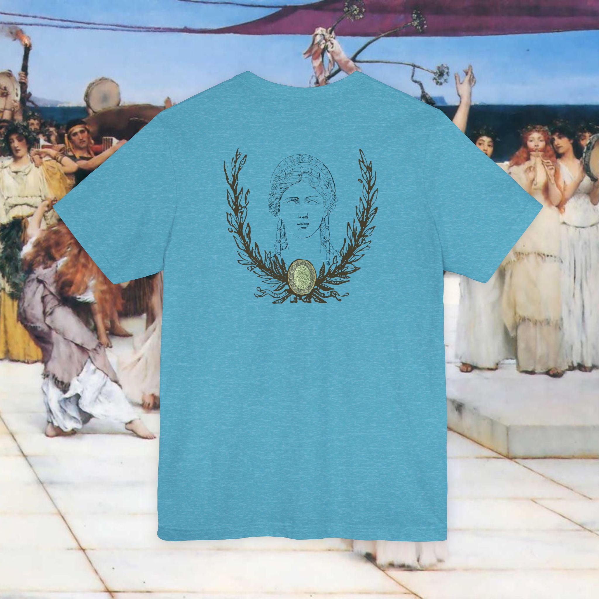 Hera's Wondering Greek Goddess Ornate Diadem T-Shirt