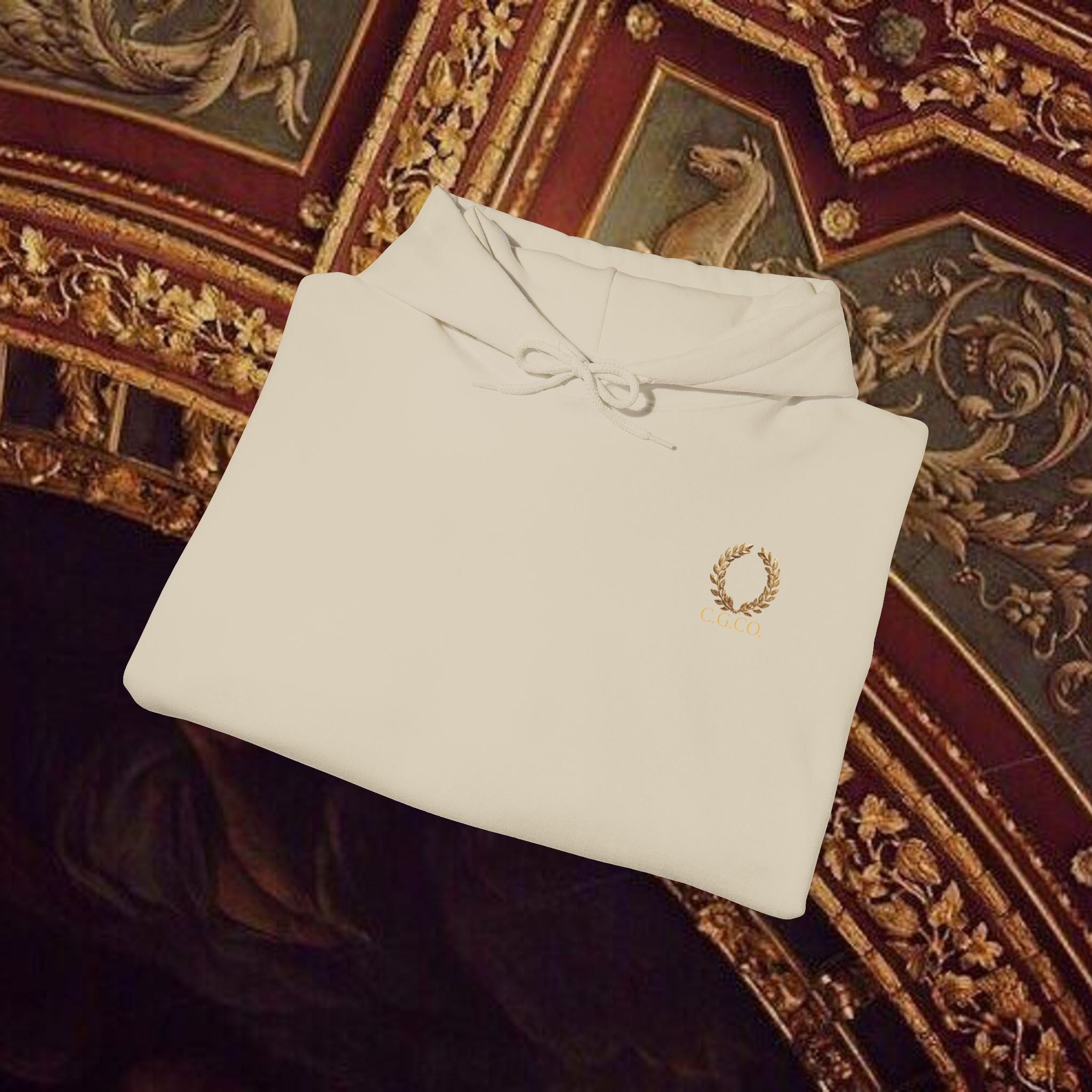 The Hero's Victory Classically-Themed Cotton Graphic Hoodie