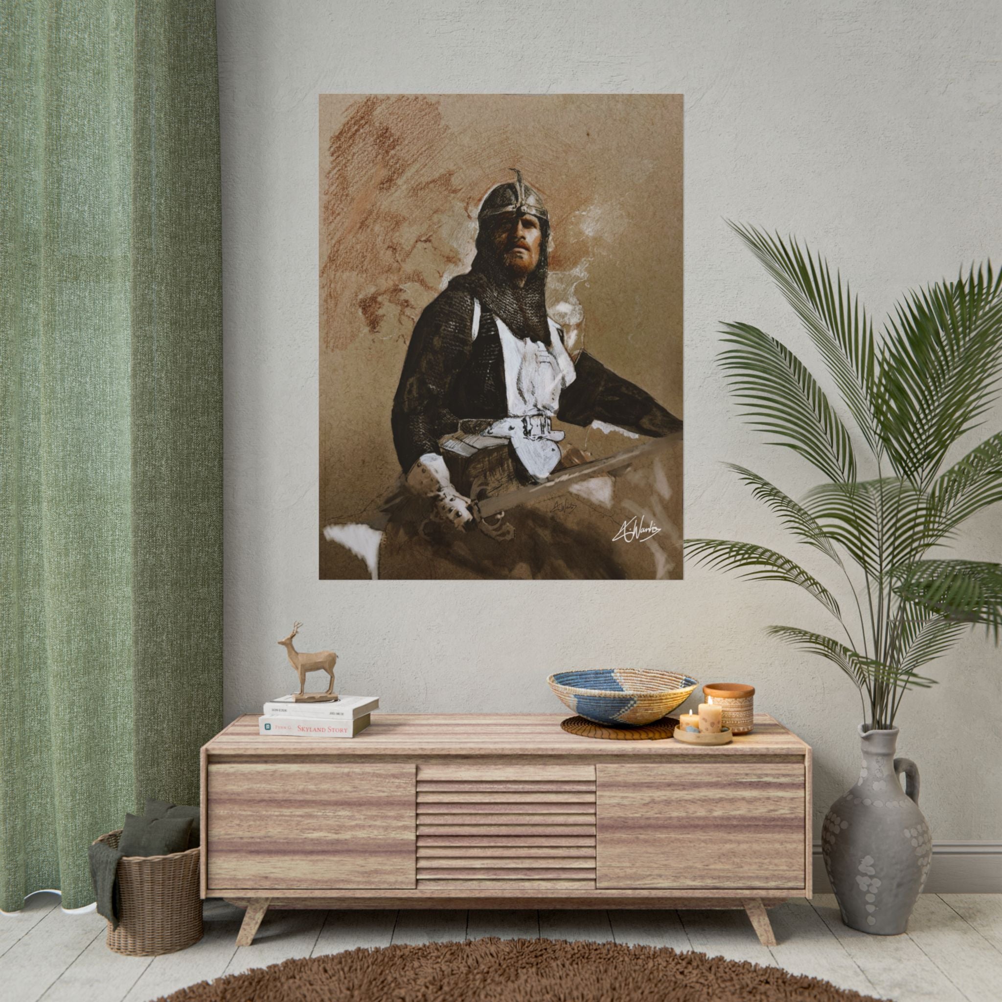 The Knight's Rest Medieval Fantasy Print