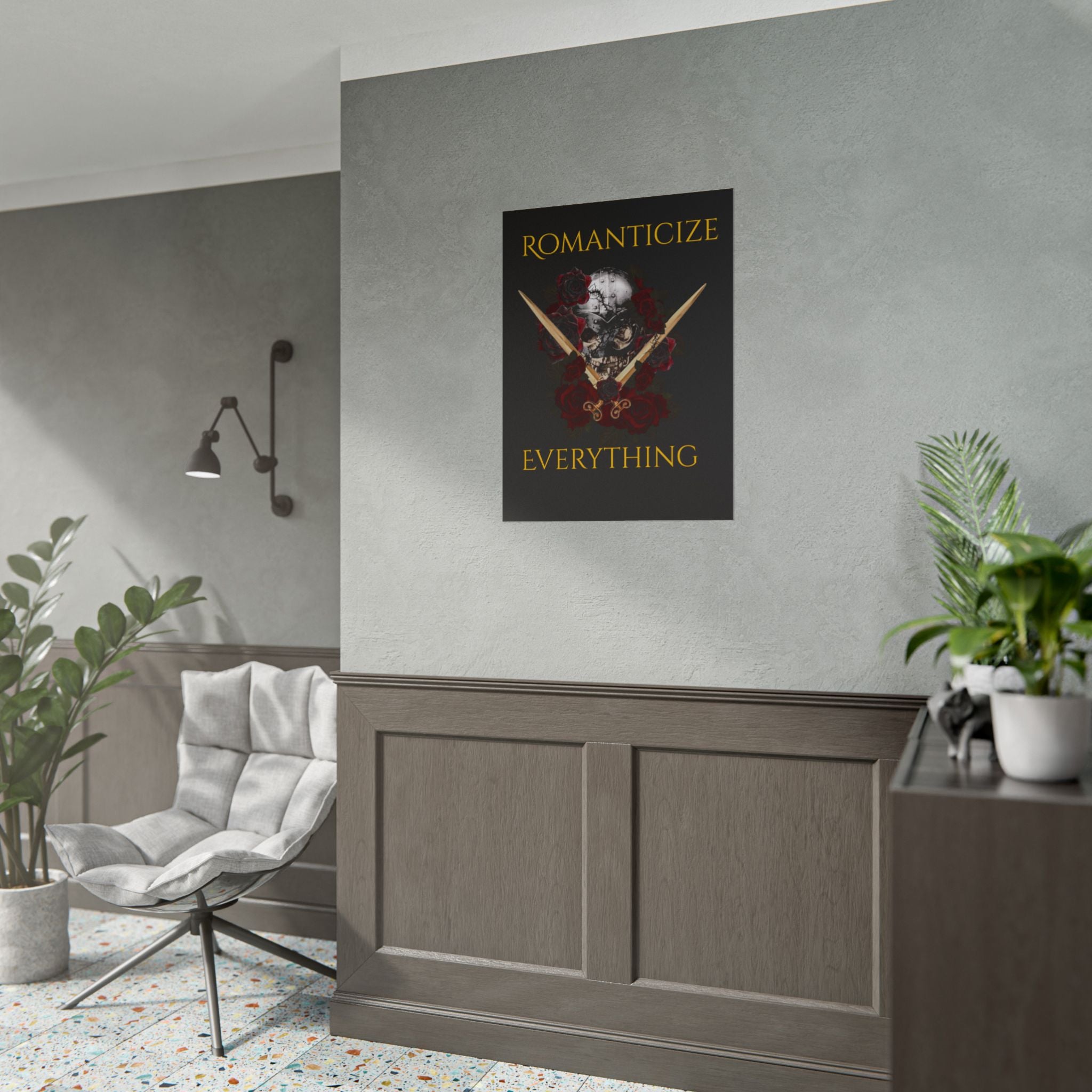 The Barbarian's Fate Early Medieval Fantasy Saxon themed Rolled Posters