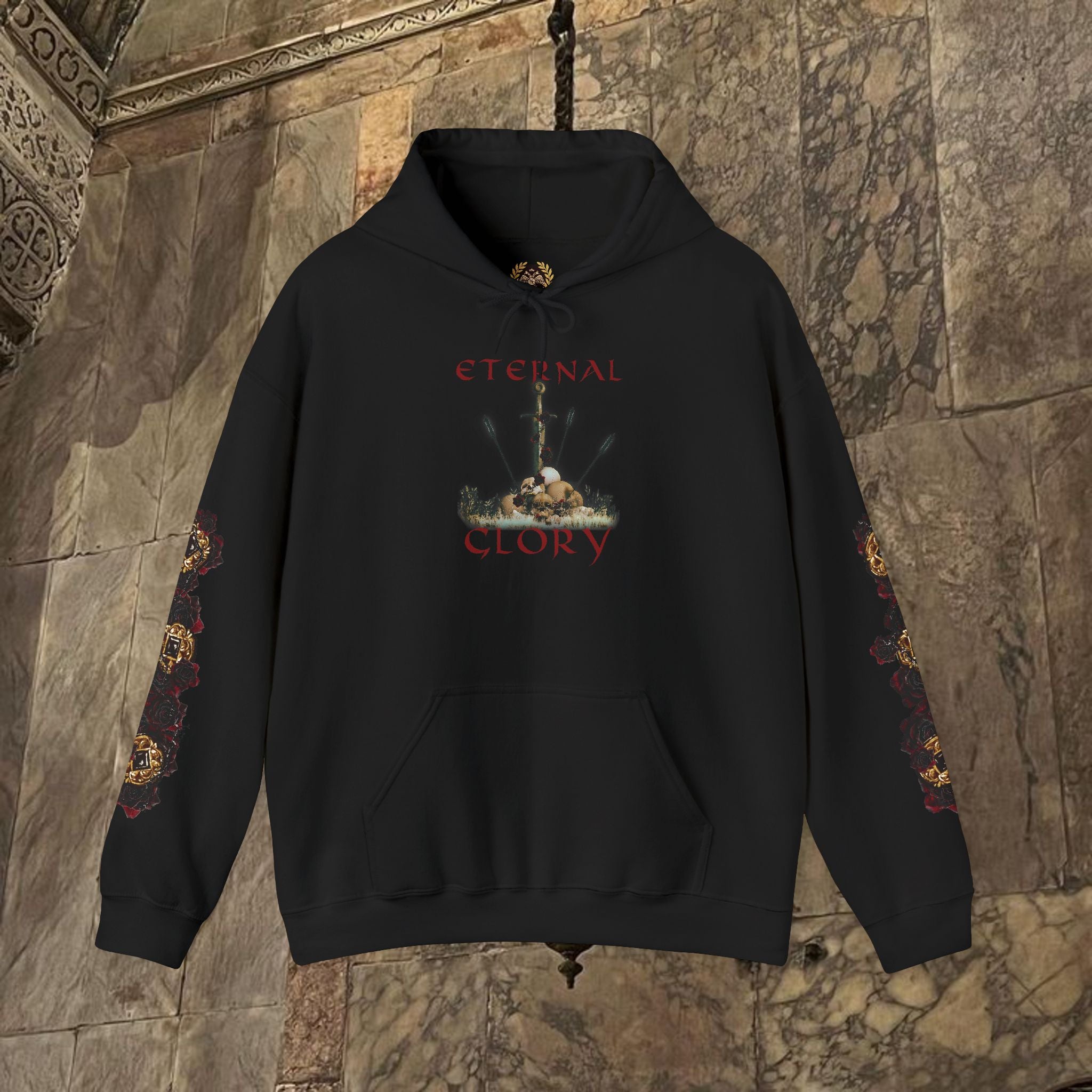 Eternal Glory of the Last Battle Byzantine Inspired Graphic Hoodie