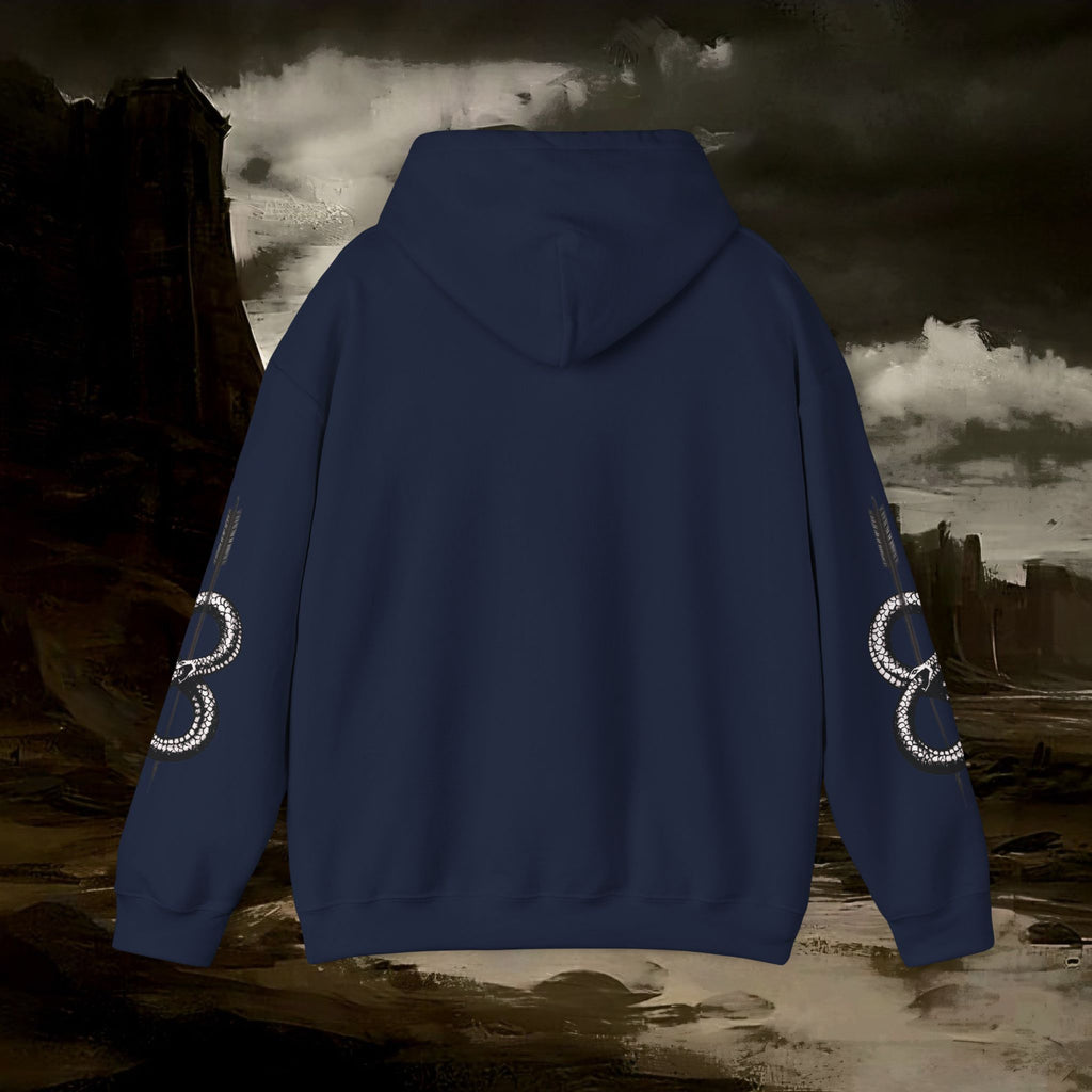 The Barbarian's Fate Medieval Fantasy Inspired Gothic Graphic Hoodie