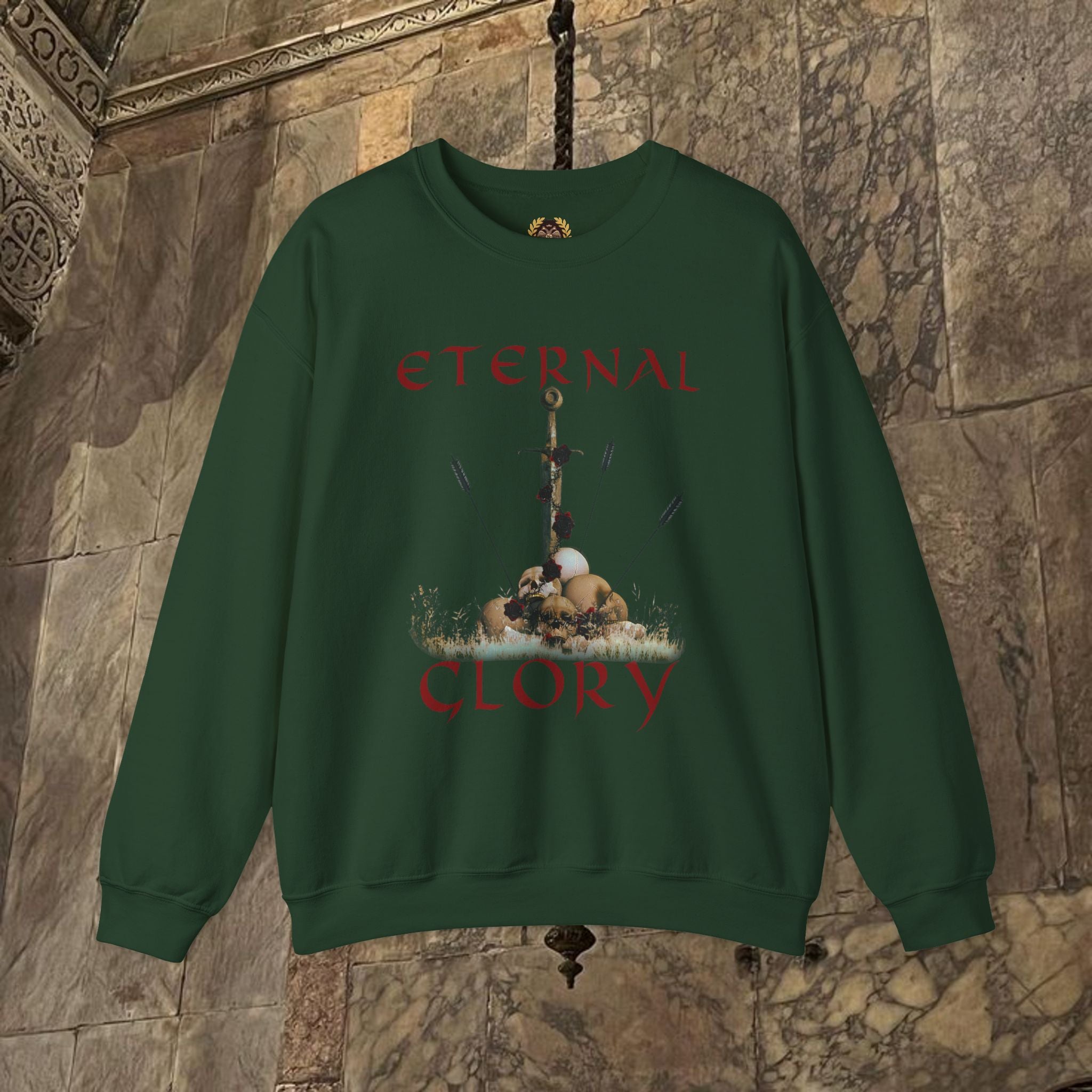 Eternal Glory of the Last Battle Crewneck Graphic Sweatshirt