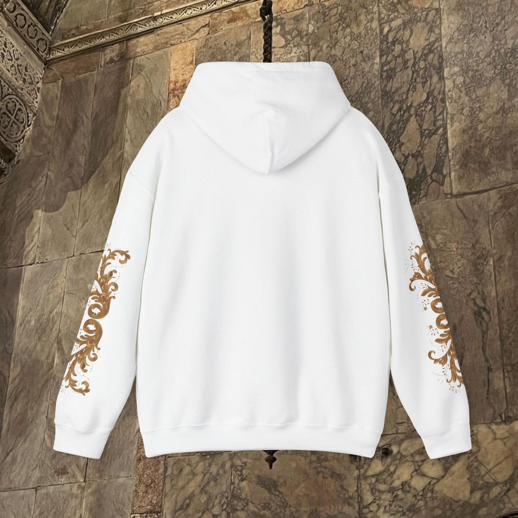 Byzantine Manuscript Art Hoodie - Orthodox Icon Design