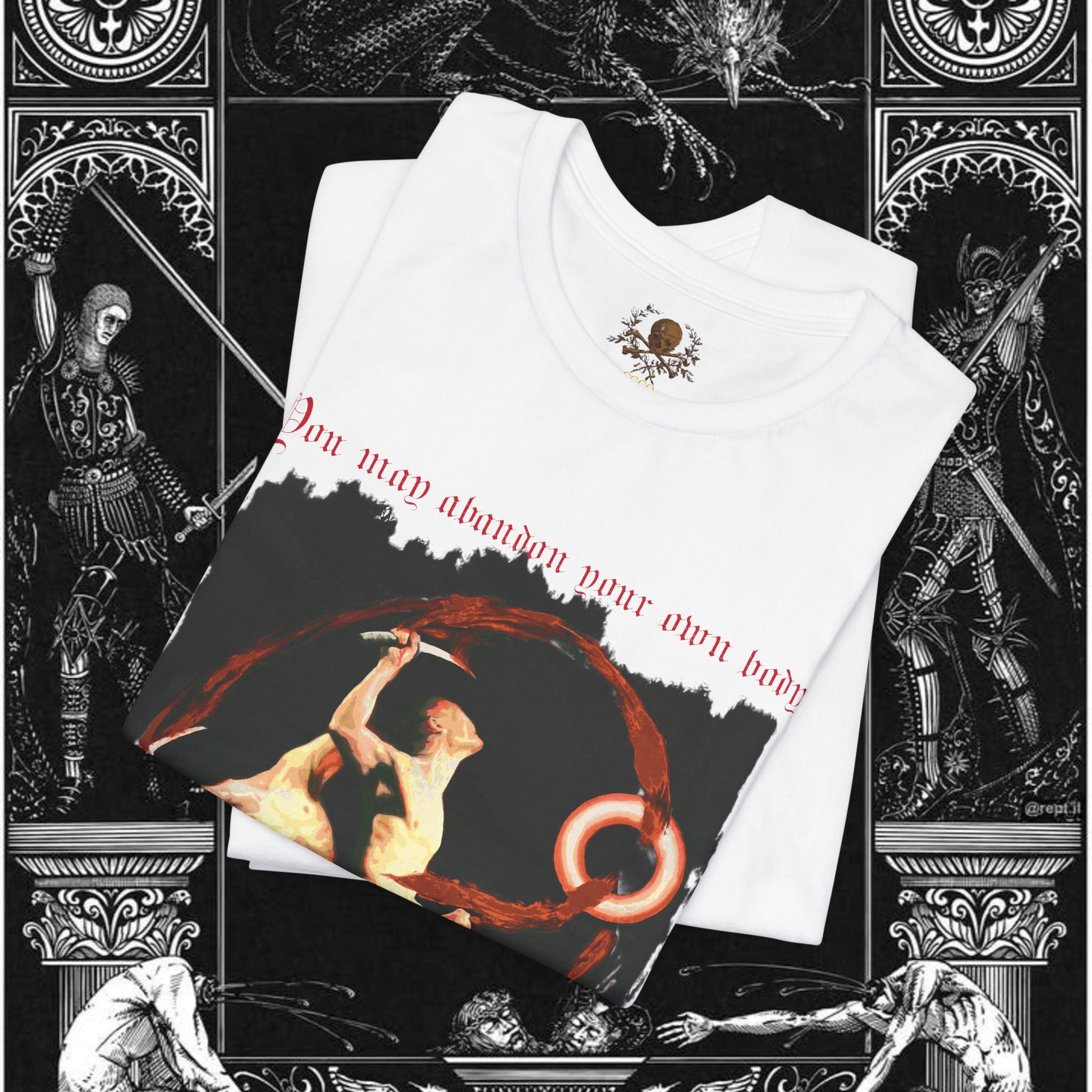 The Samurai's Vengeance Medieval Fantasy Graphic Shirt