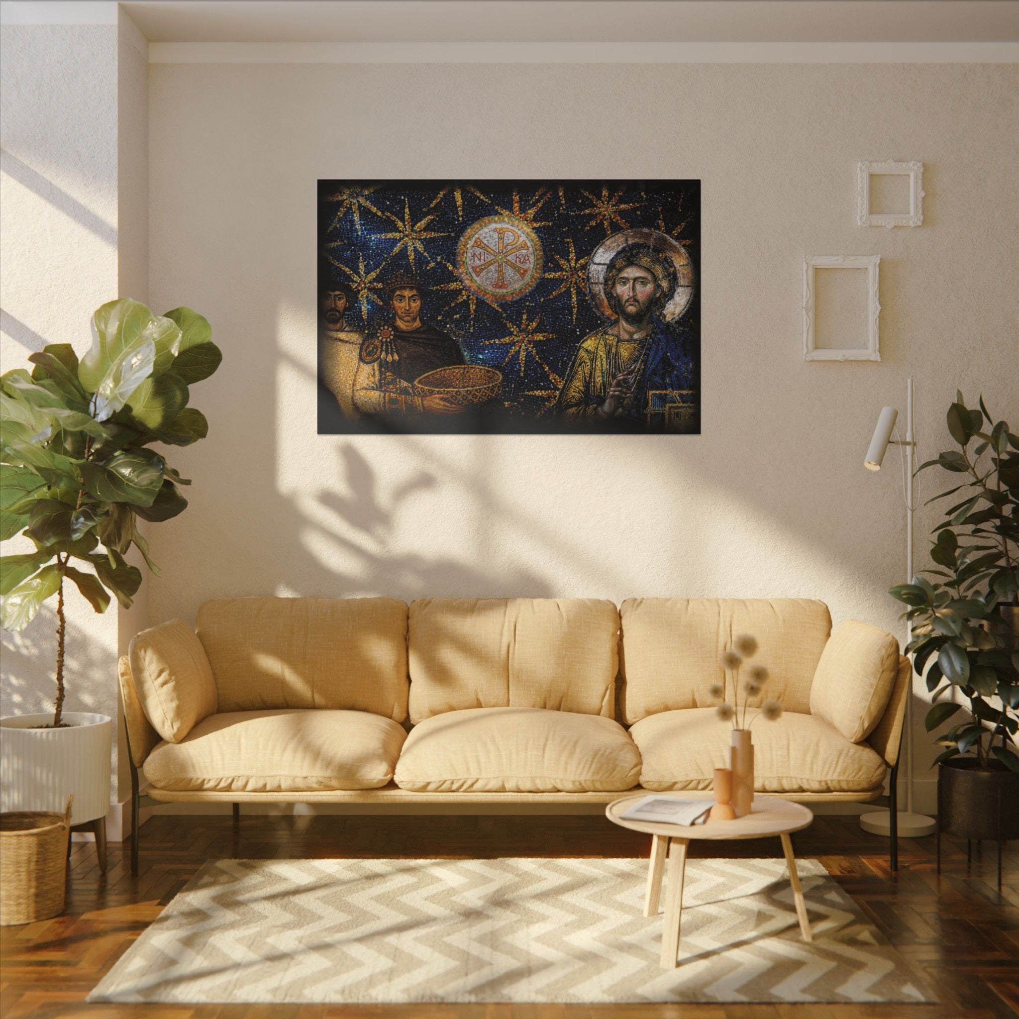 Justinian's Glory Byzantine Late Roman Inspired Matte Canvas, Stretched, (Multi-Size)