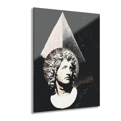 Alexander The Great In Egypt Pyramid Acrylic Print