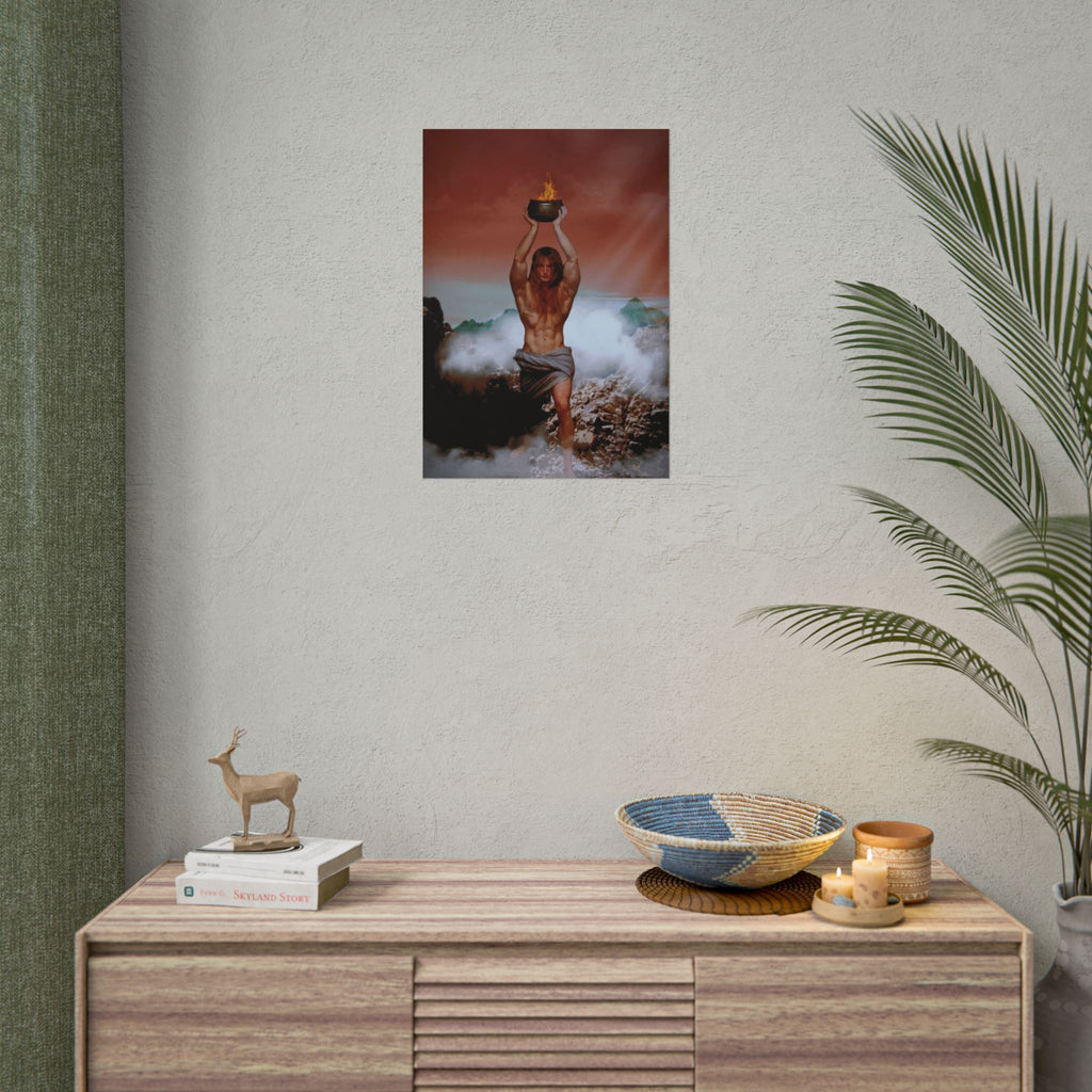 The Flame of Prometheus Classical Mythology Inspired Prints