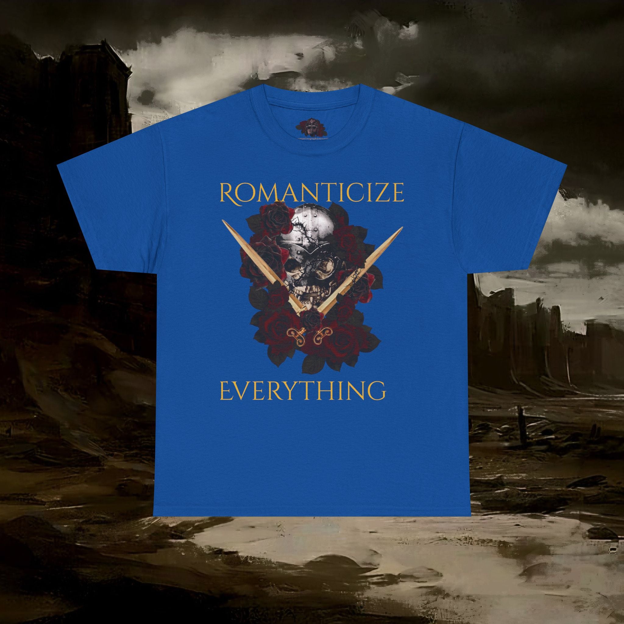 The Barbarian's Fate Medieval Fantasy Inspired Graphic Cotton T-Shirt