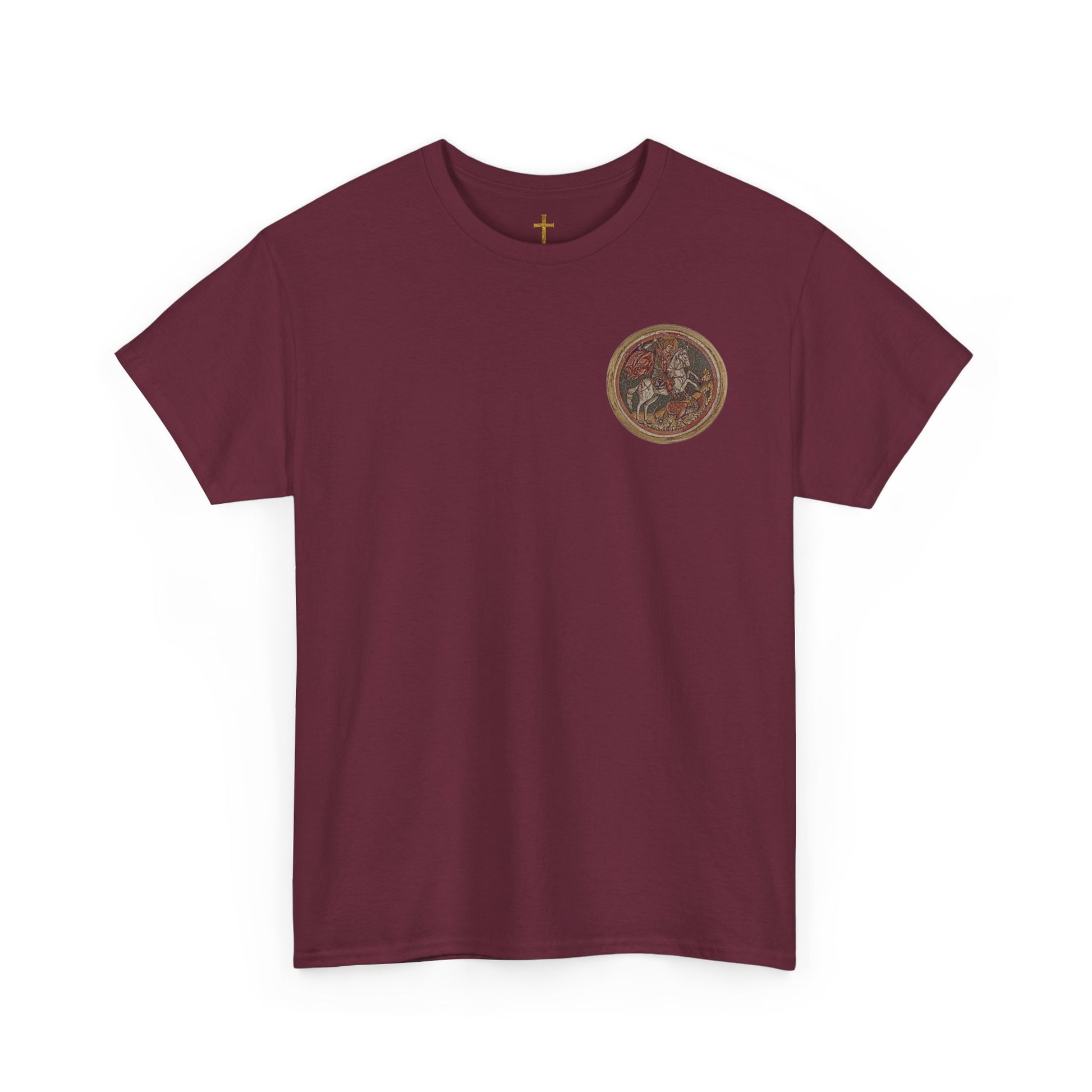 George the Dragon Slayer Graphic T-Shirt, Heavy Cotton Tee.