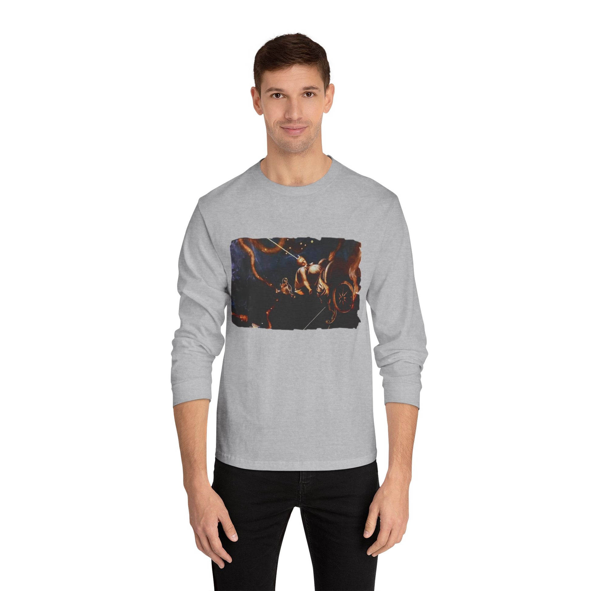 Goddess of the Cosmos Graphic Long Sleeve T-Shirt