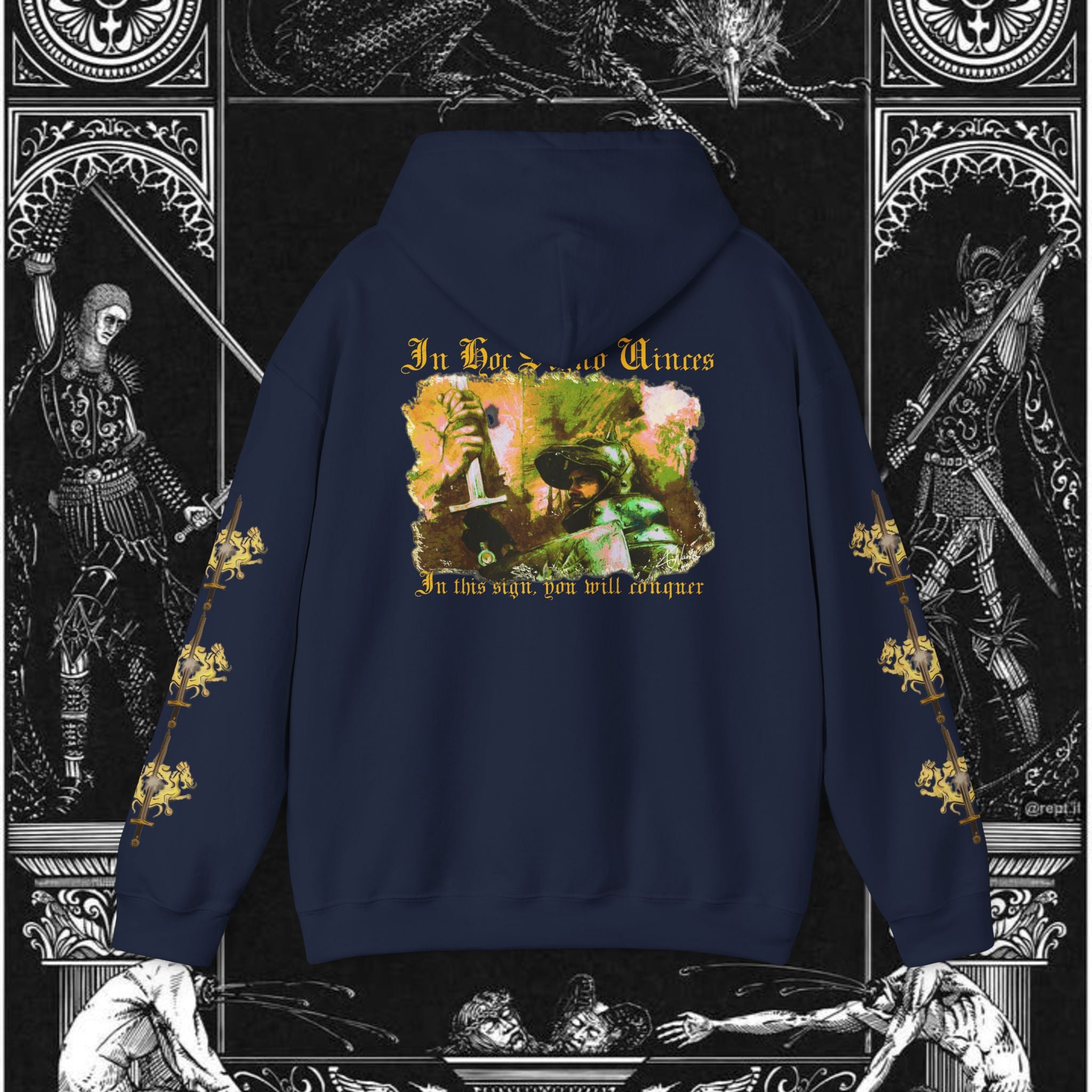 The King's Destiny Medieval Fantasy Graphic Hoodie