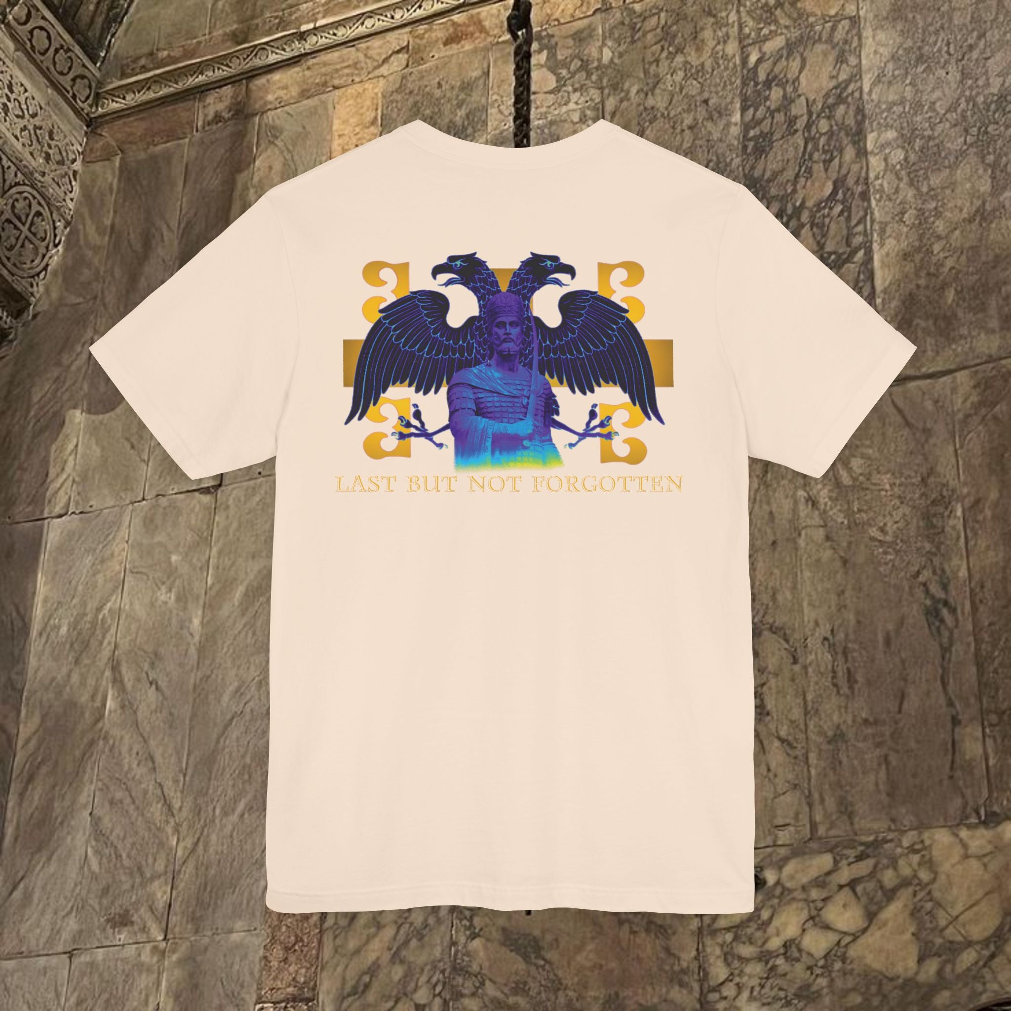 The Last Great Emperor Byzantine Inspired Cotton Graphic T-shirt Back Version