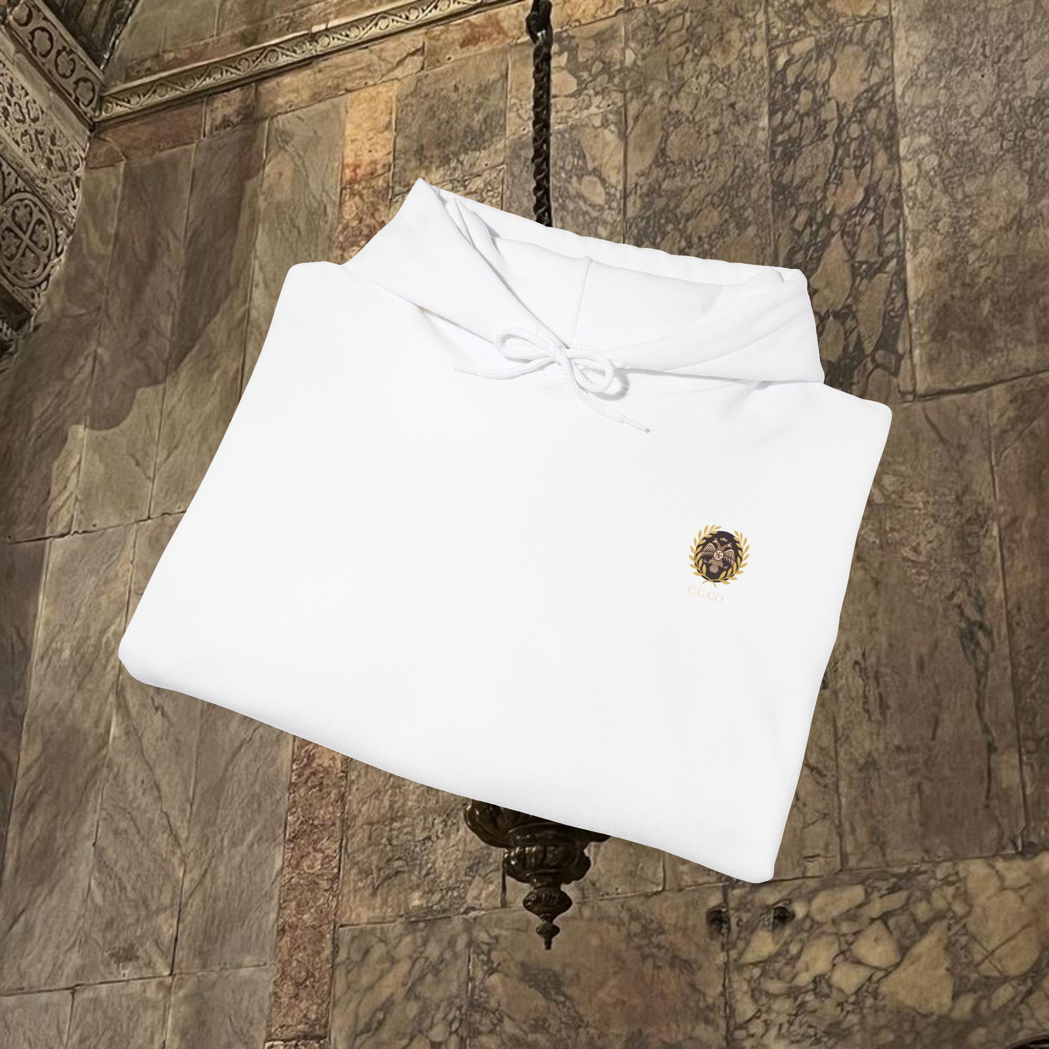 The Last Great Emperor Byzantine Inspired Graphic Hoodie Back Version