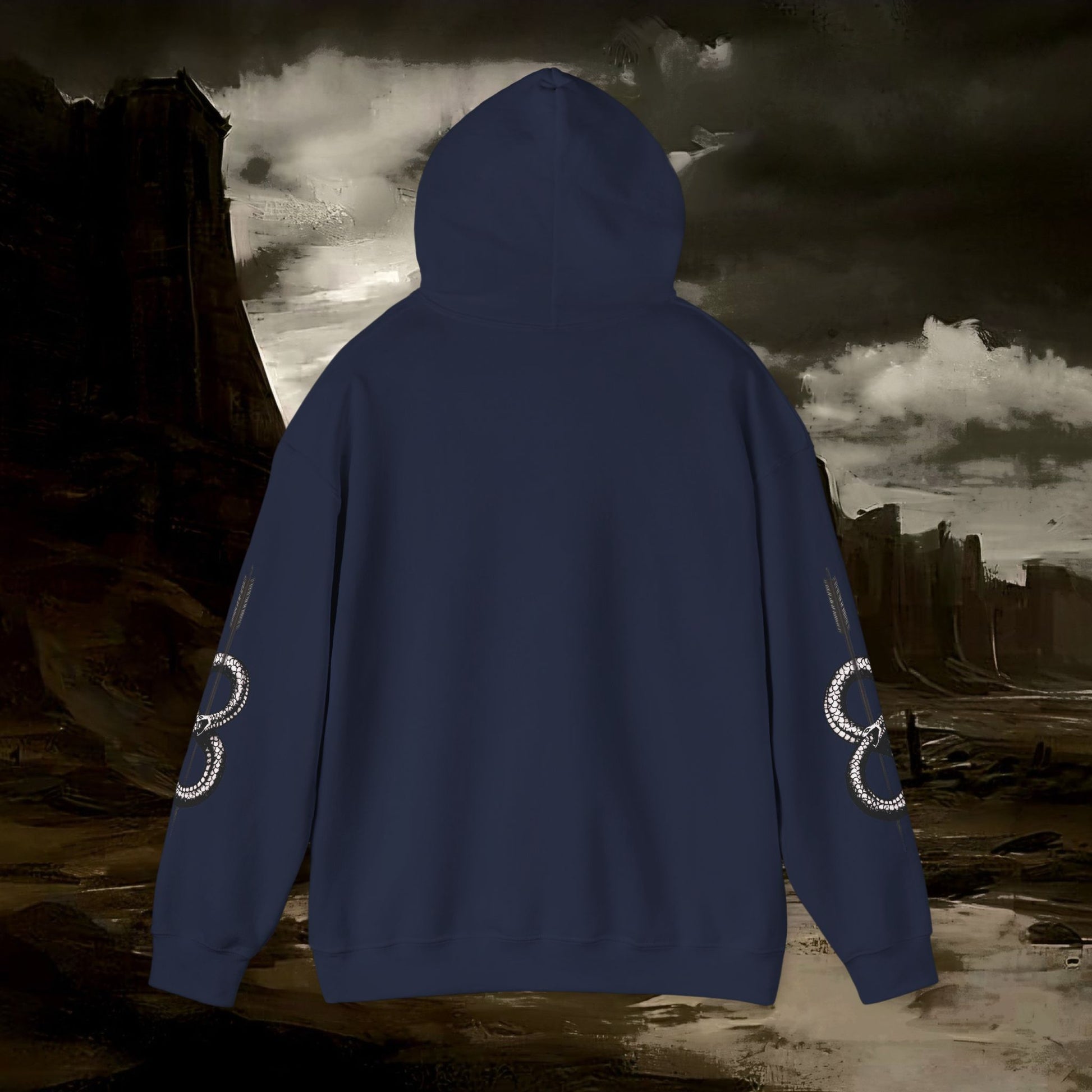 The Barbarian's Fate Medieval Fantasy Inspired Gothic Graphic Hoodie