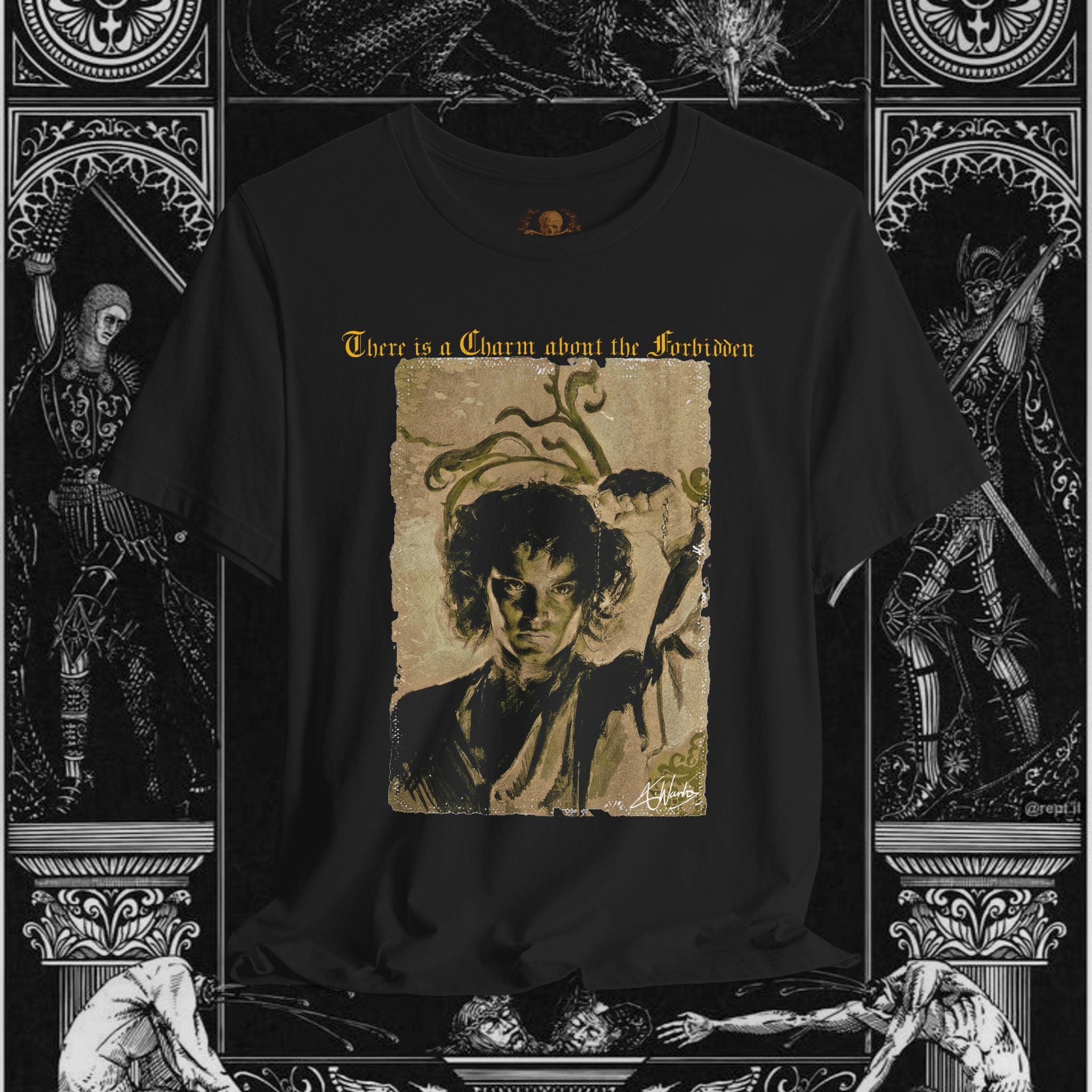 The Last Temptation Medieval Fantasy Graphic Shirt