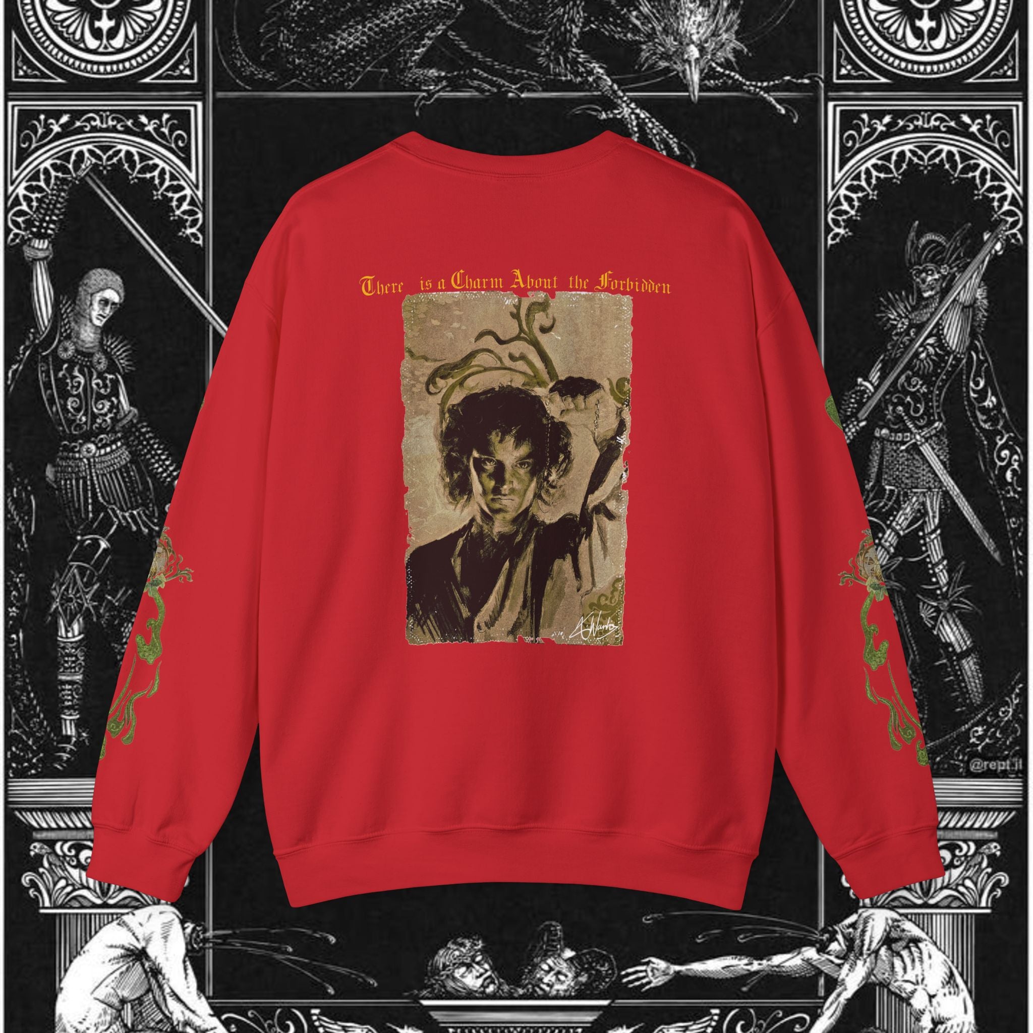 The Last Temptation Medieval Fantasy Graphic Sweatshirt