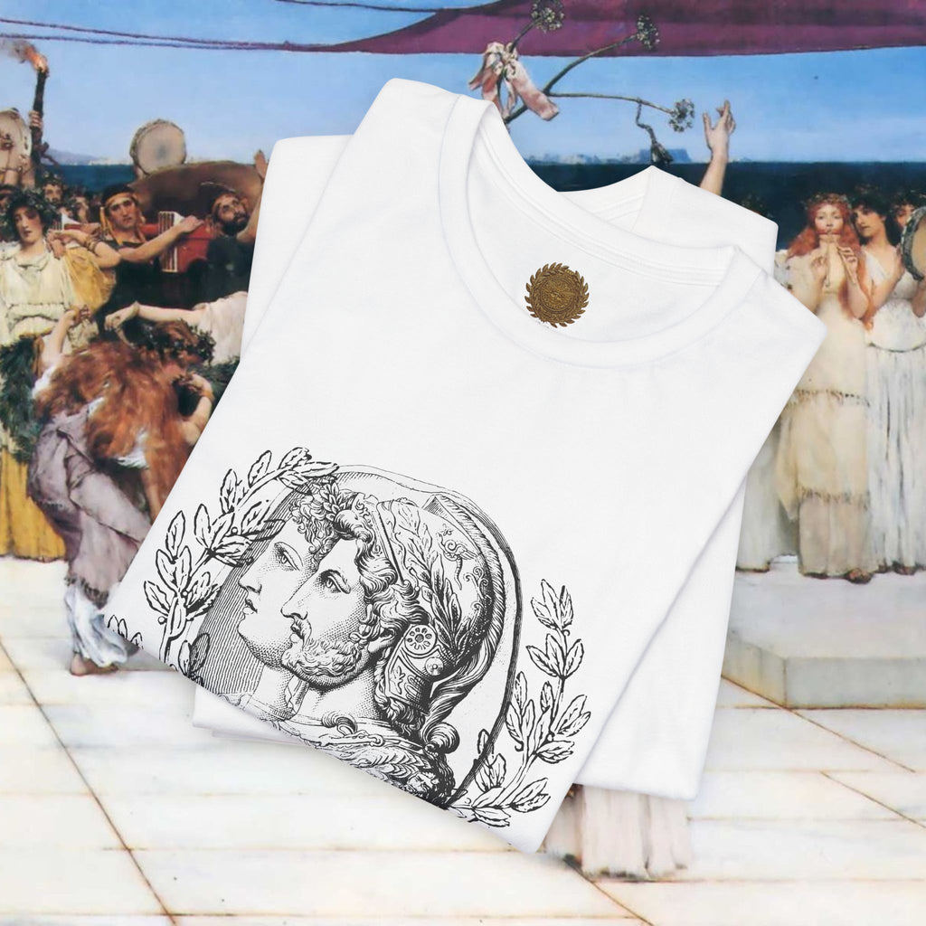 Roman Warrior's Spirit Plumed Helmet Cameo T-Shirt