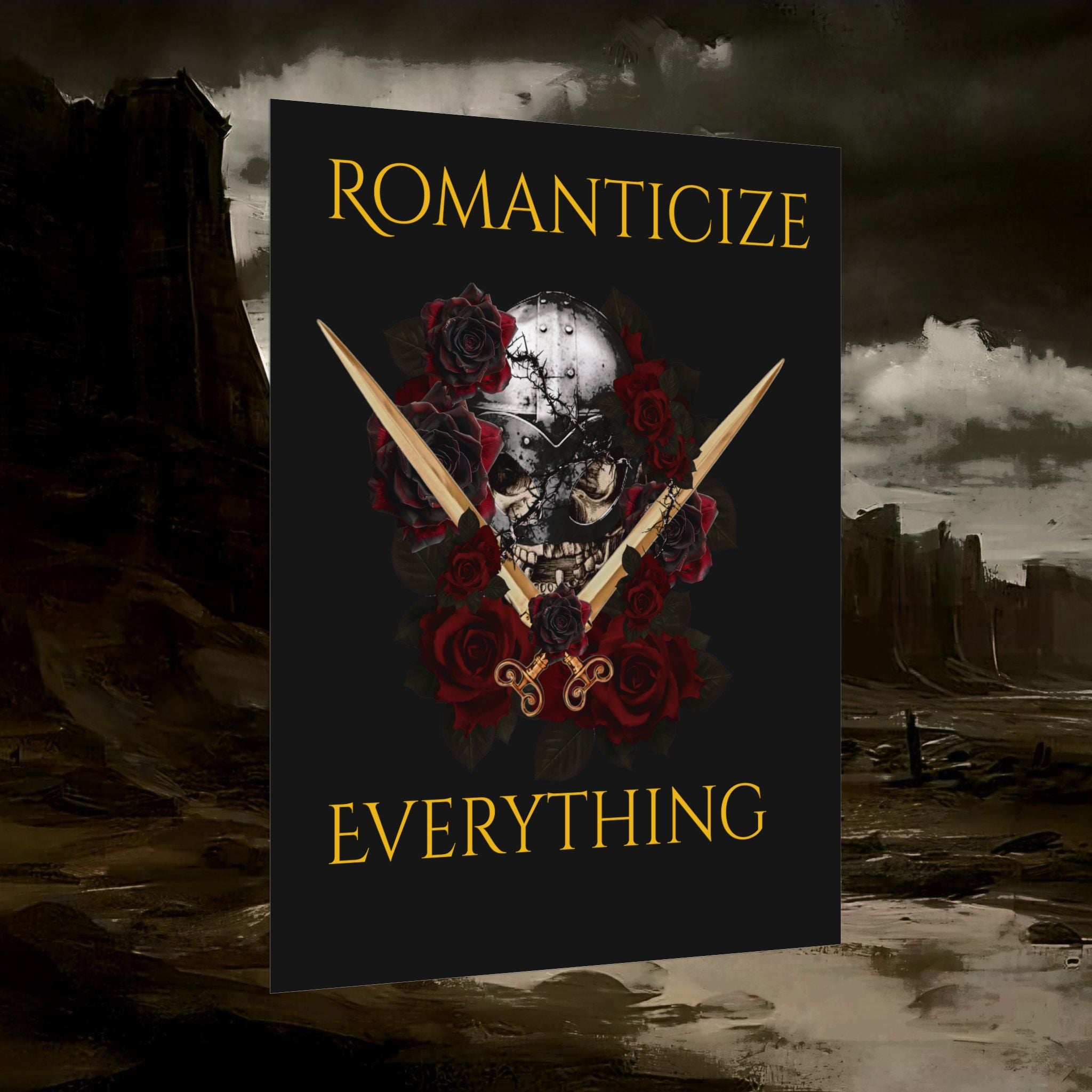 The Barbarian's Fate Early Medieval Fantasy Saxon themed Rolled Posters
