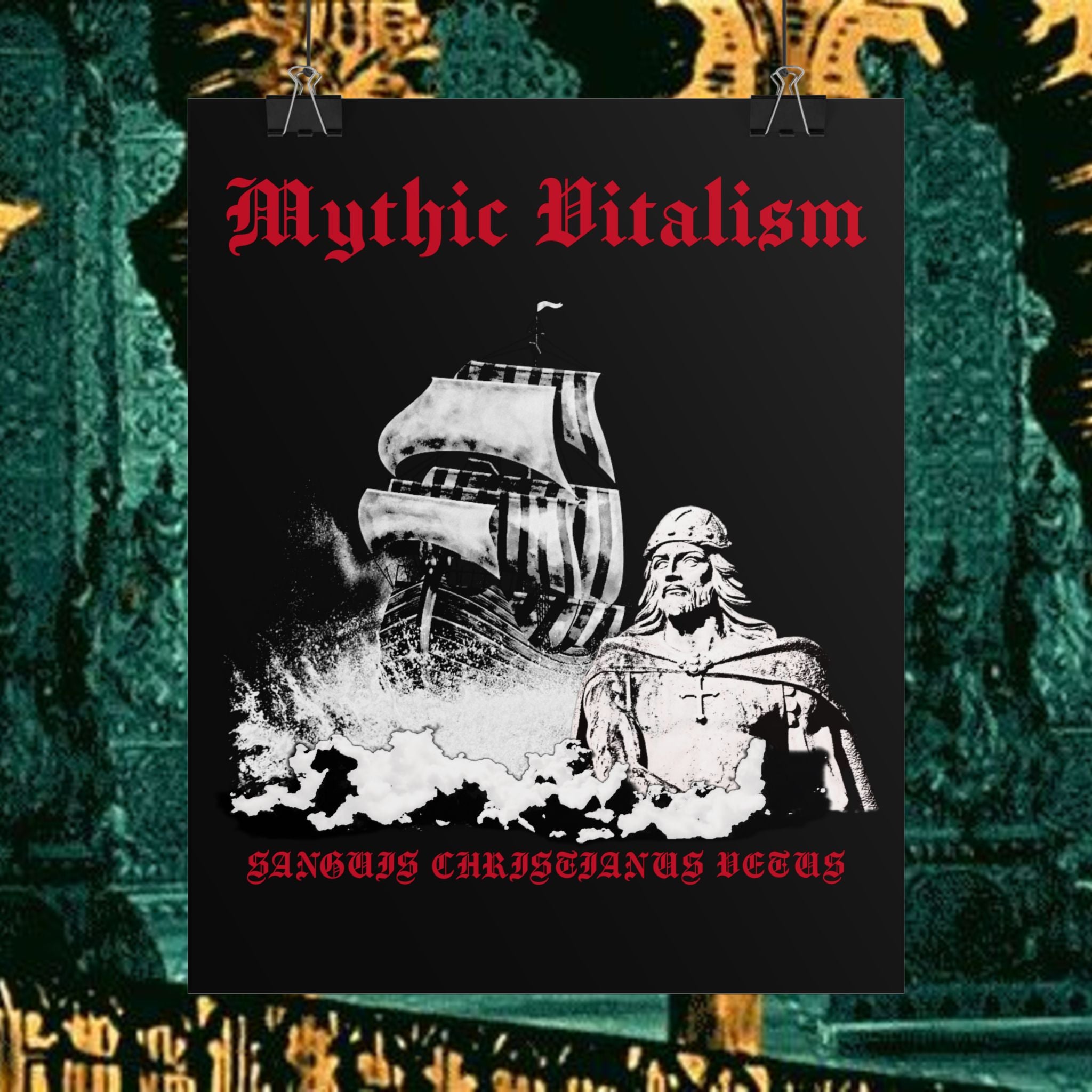 Mythical Vitalism, Sanguis Christianus Vetus Adventure and Exploration Inspired Rolled Posters