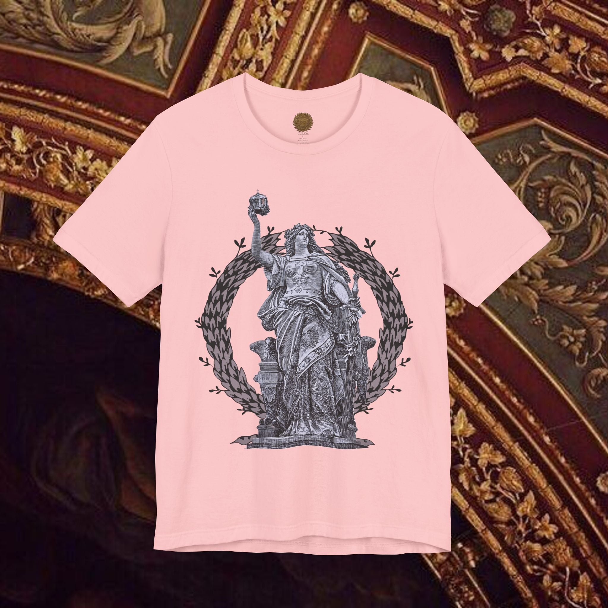 Goddess Victory Neo-Classical Inspired Graphic T-Shirt
