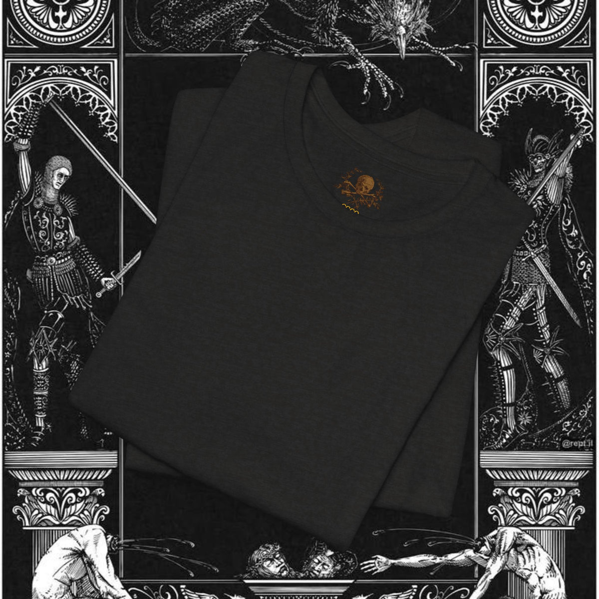 The Circle of Life Medieval Fantasy Inspired Graphic Shirt
