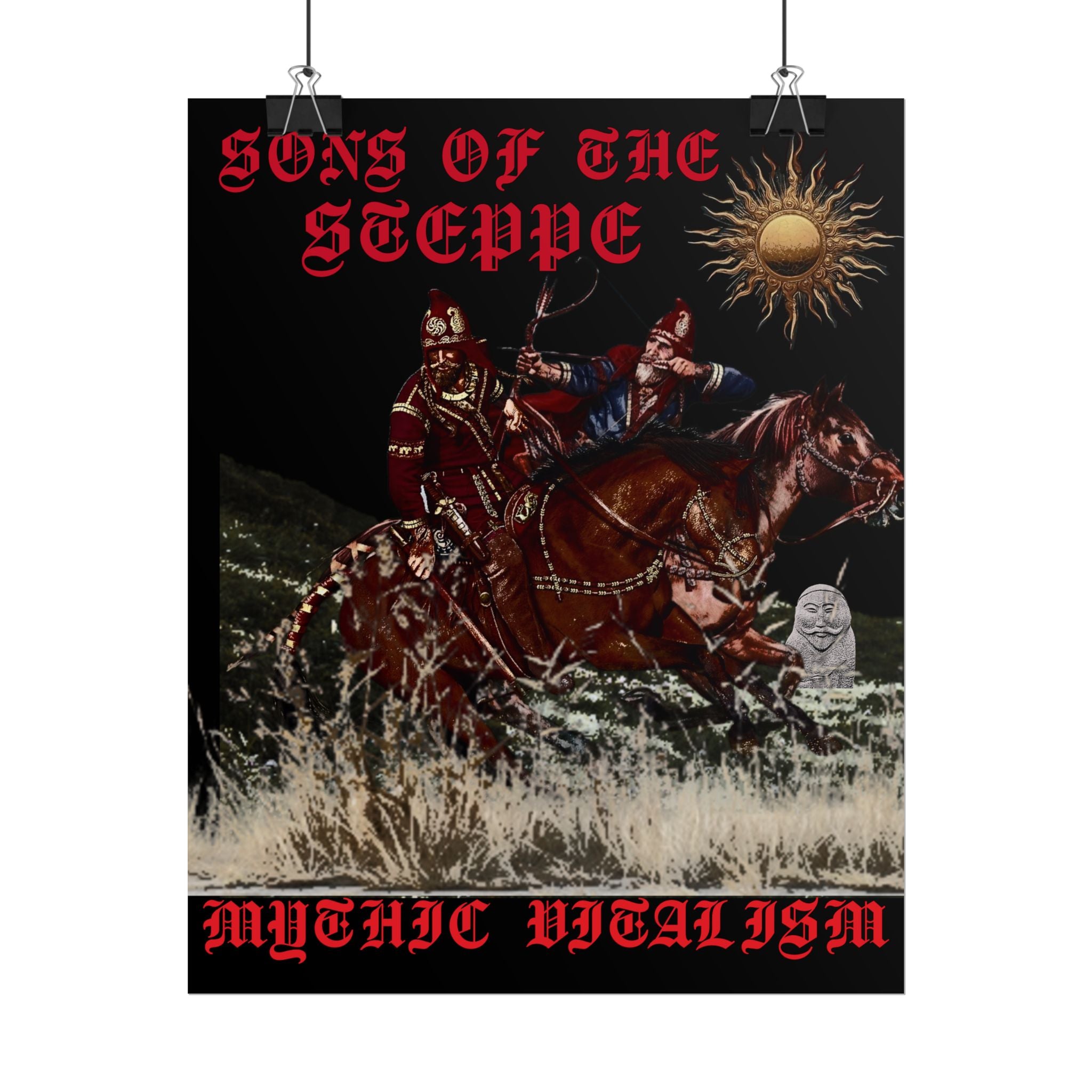 Sons of the Steppe Early Medieval Ancient Rolled Posters