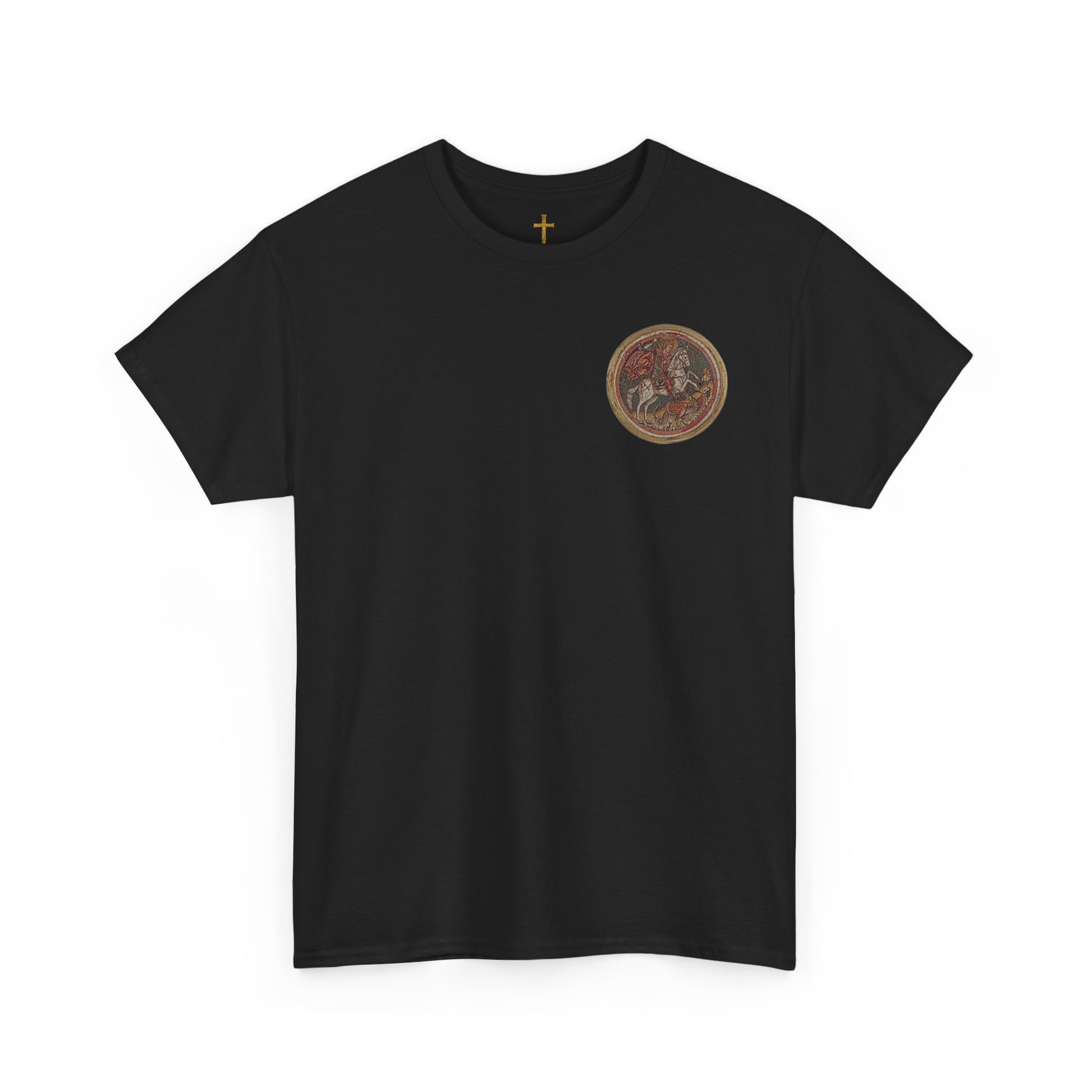 George the Dragon Slayer Graphic T-Shirt, Heavy Cotton Tee.