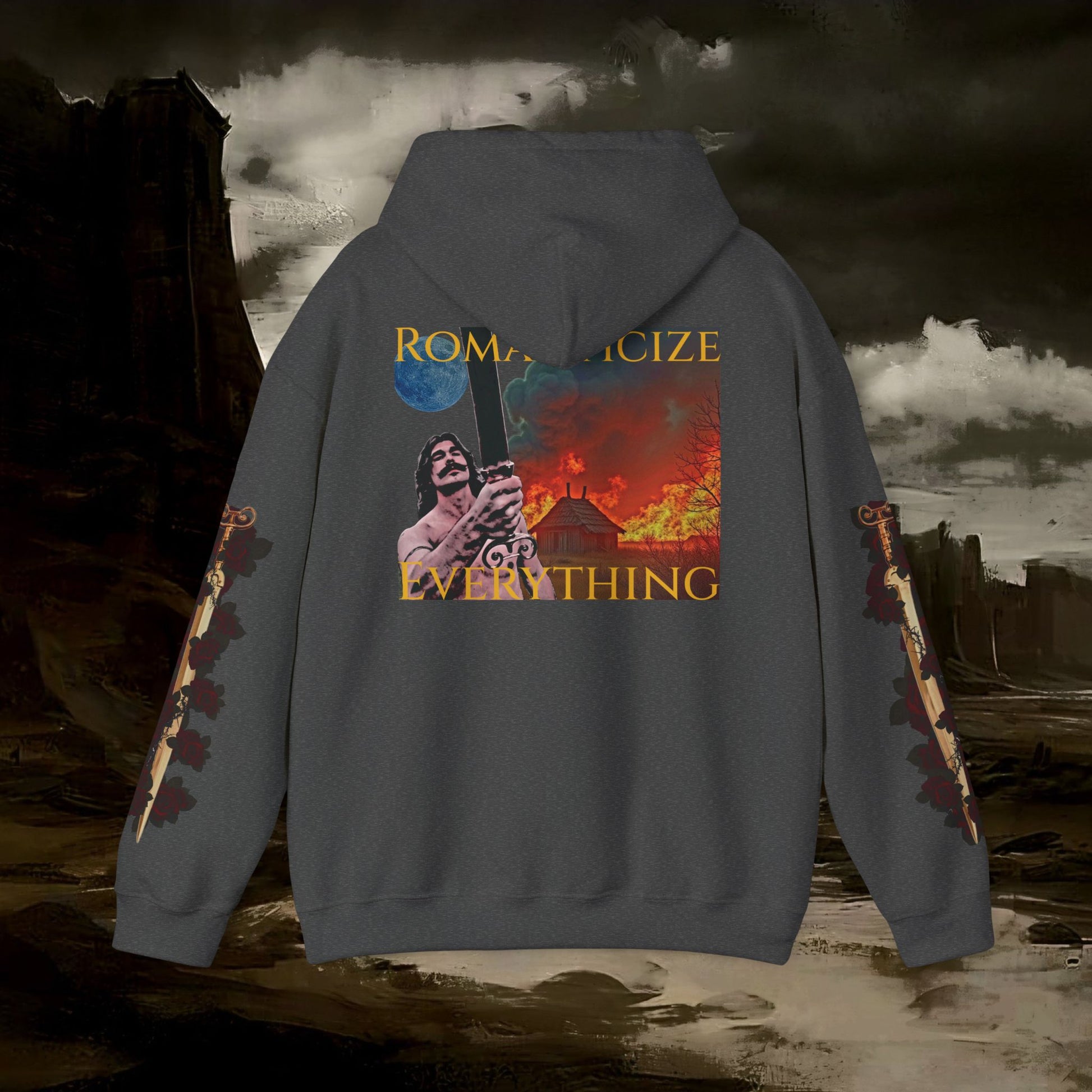 The Barbarian's Mirror Medieval Fantasy Inspired Unisex Hoodie