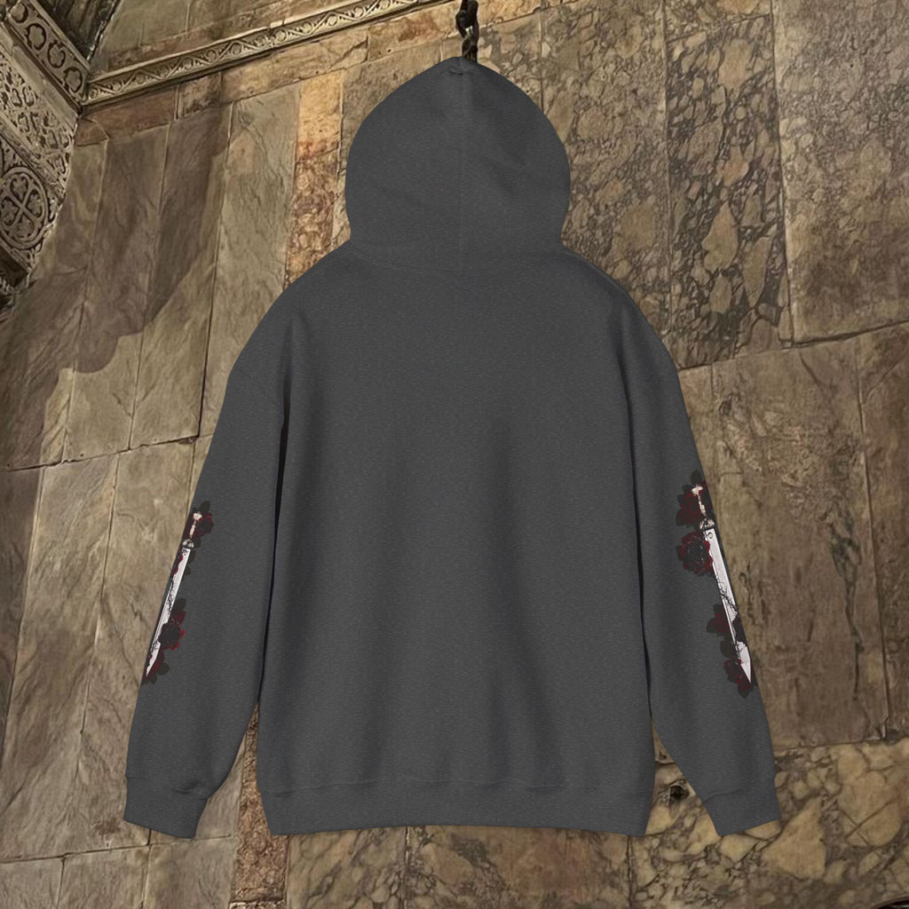 The Last Great Emperor Byzantine Inspired Graphic Hoodie Front Version